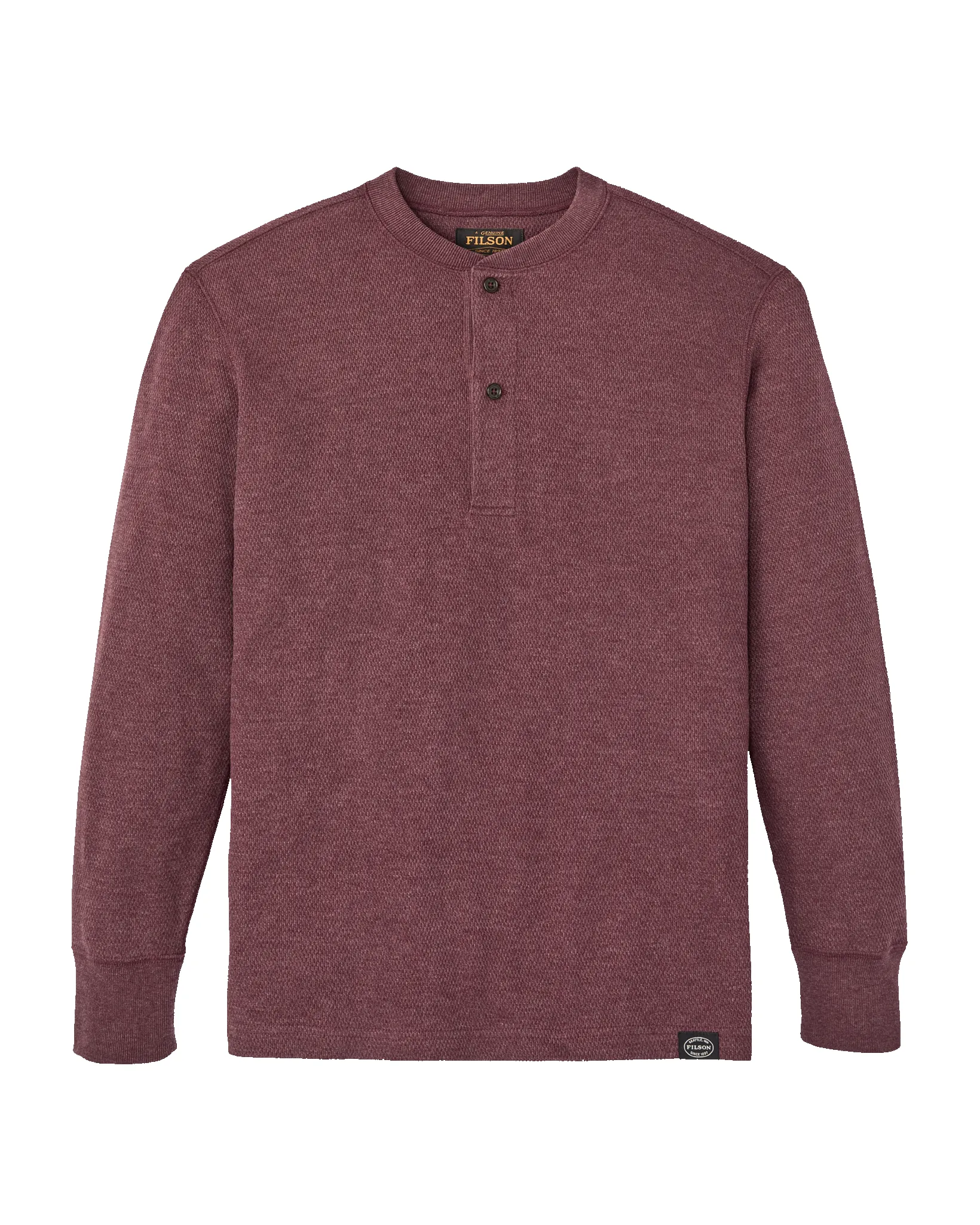 Waffle Knit Henley - Dark Port Heather sold by Filson product image thumbnail 4