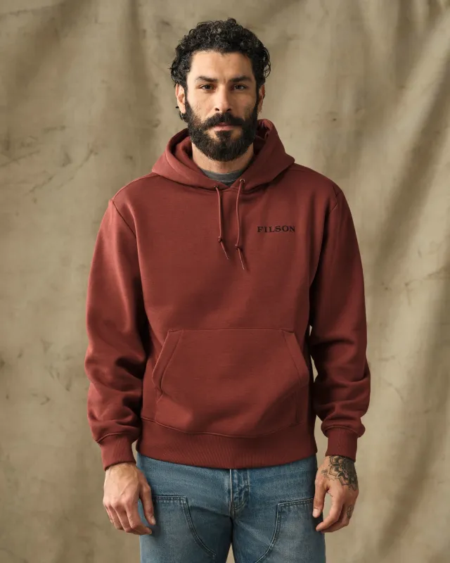Scenic Graphic Hoodie - Sequoia made by Filson