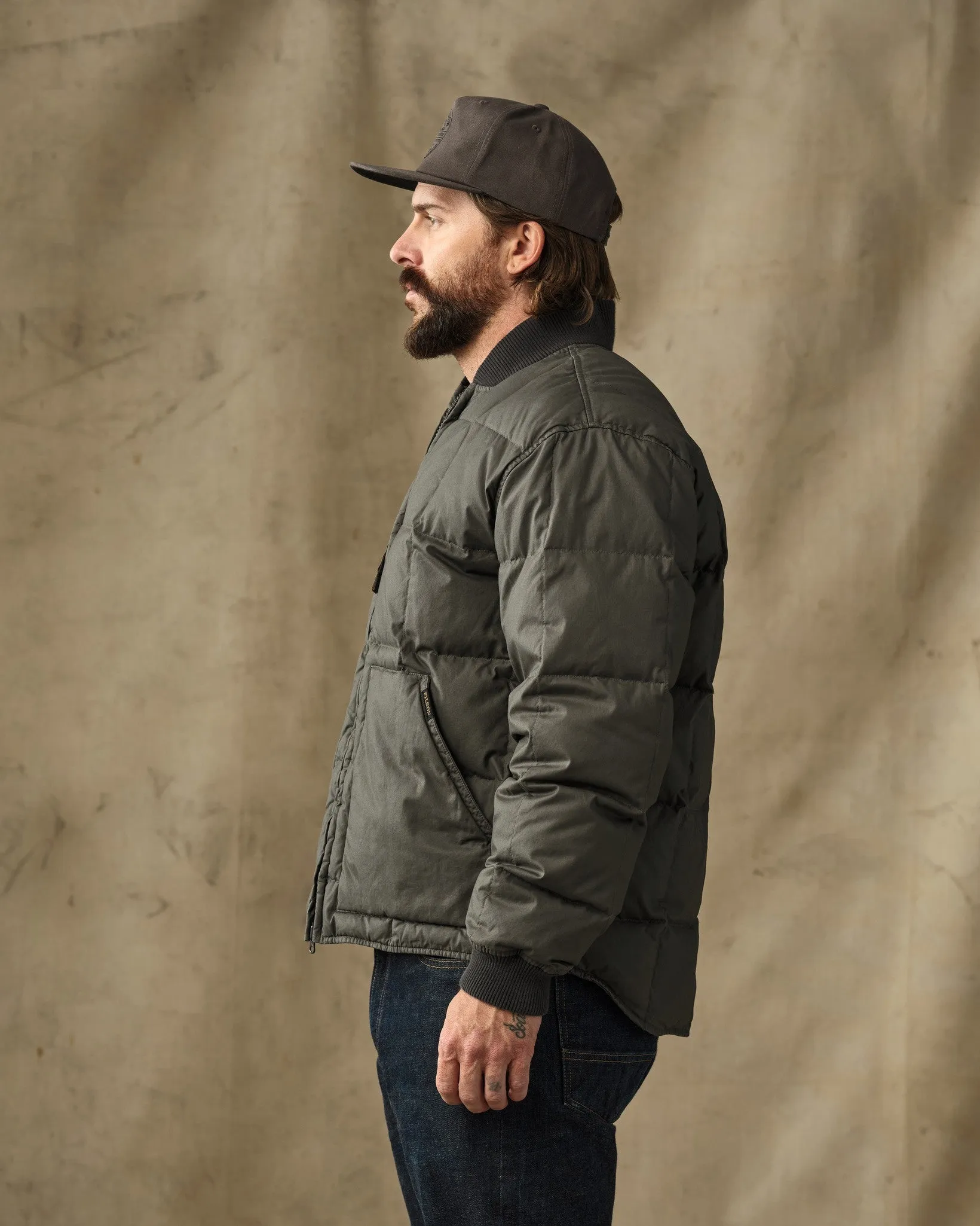 Heritage Cotton Down Jacket - Beluga sold by Filson product image thumbnail 3