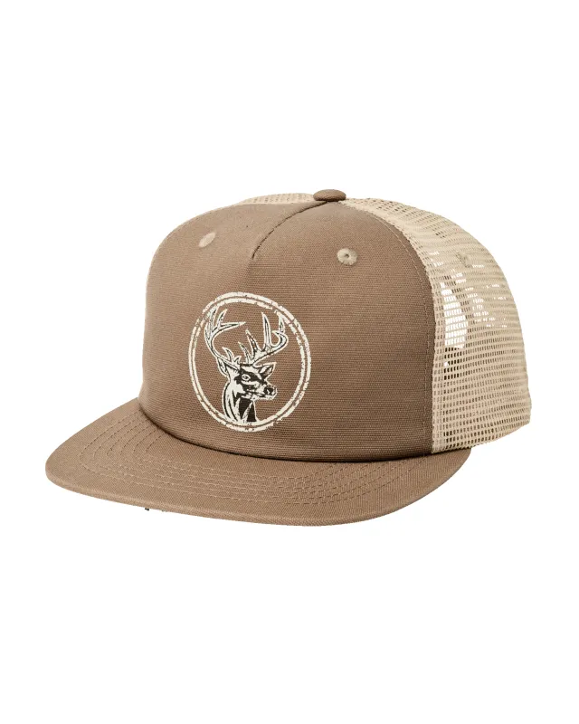 Buck Trucker Mesh Cap - Tan made by Filson