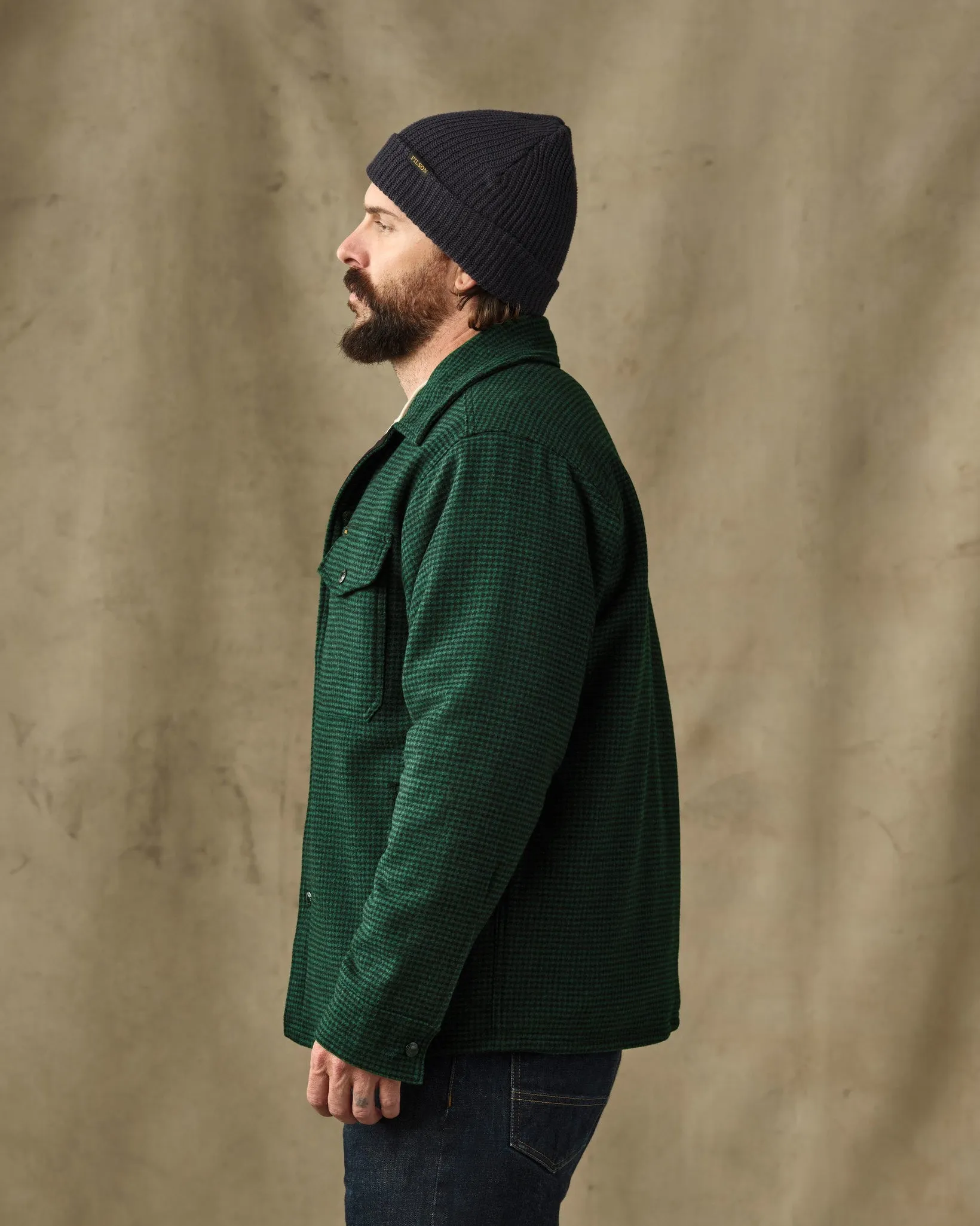 Spokane Insulated Jac-Shirt - Green / Black Plaid sold by Filson product image thumbnail 3