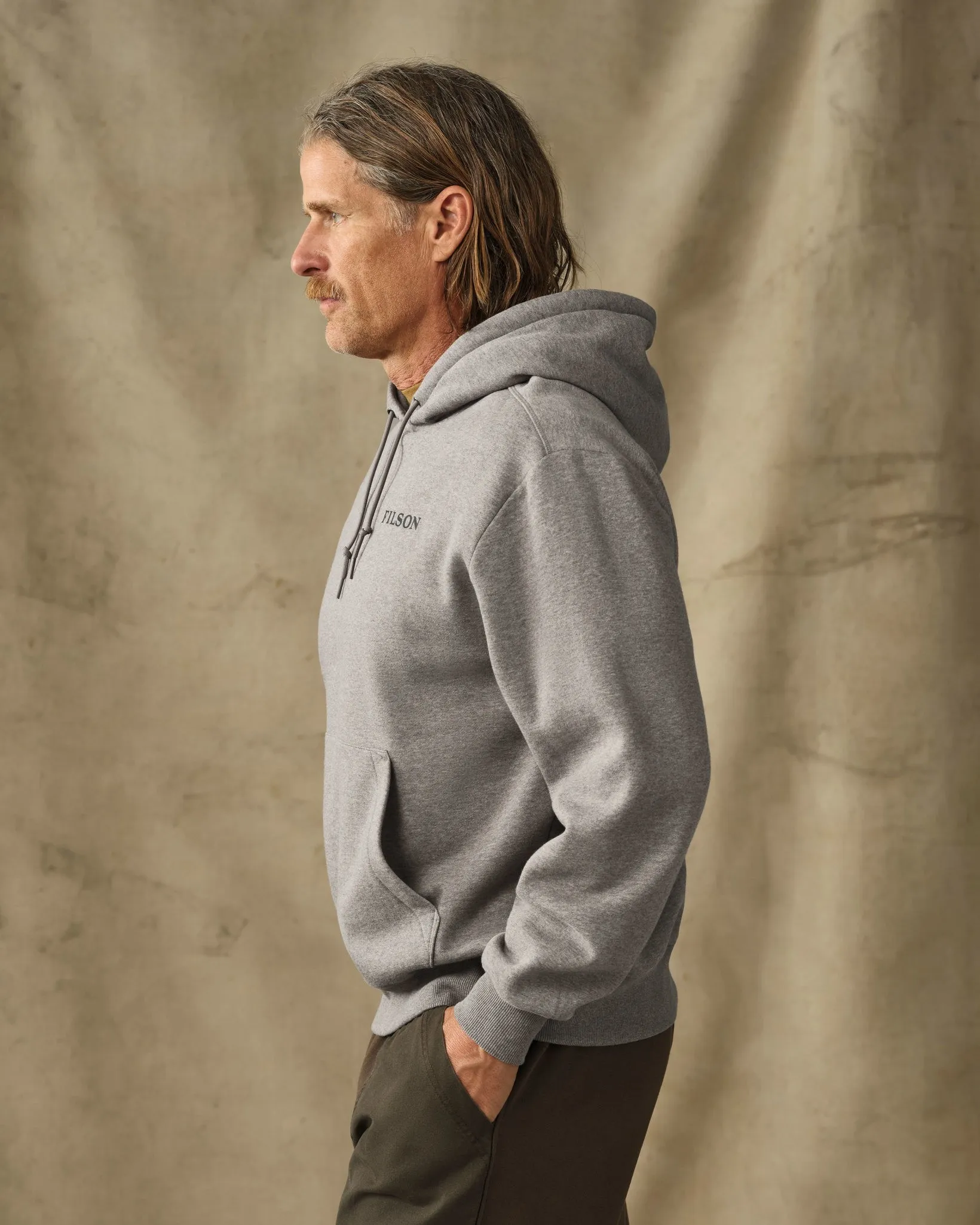 Scenic Graphic Hoodie - Vintage Heather Gray sold by Filson product image thumbnail 3