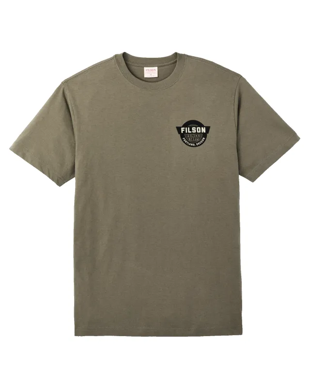 Portland Graphic T-Shirt - Shale made by Filson
