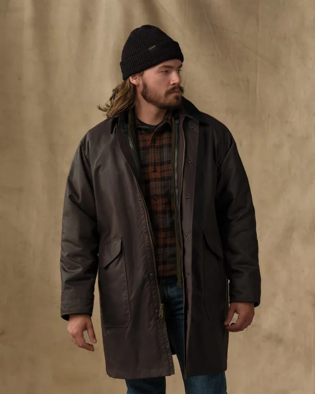 Shelter Cloth Trench Coat - Orca Gray made by Filson