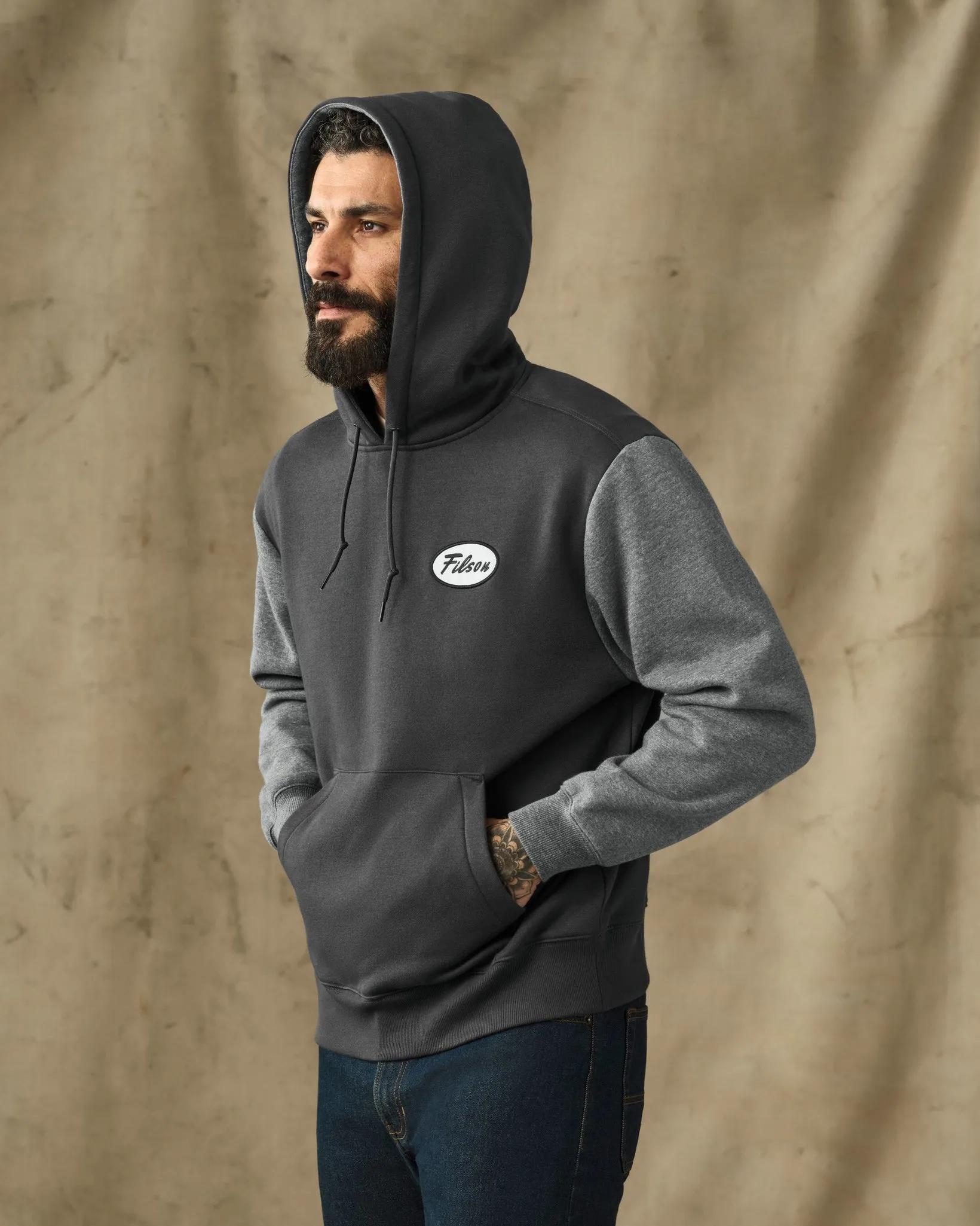 Mallard Graphic Hoodie - Faded Black sold by Filson product image thumbnail 3