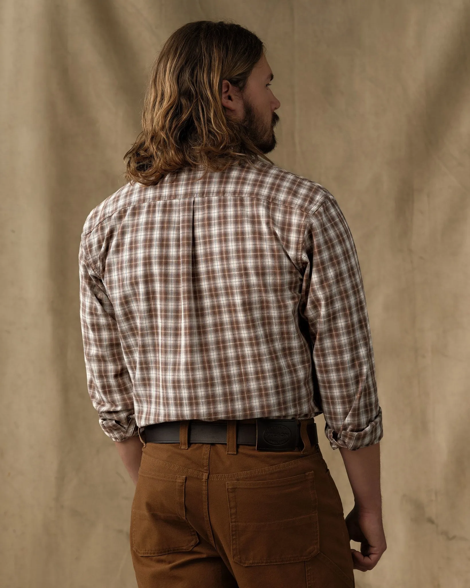 Chambray Button-Down Shirt - Cascade Plaid sold by Filson product image thumbnail 2