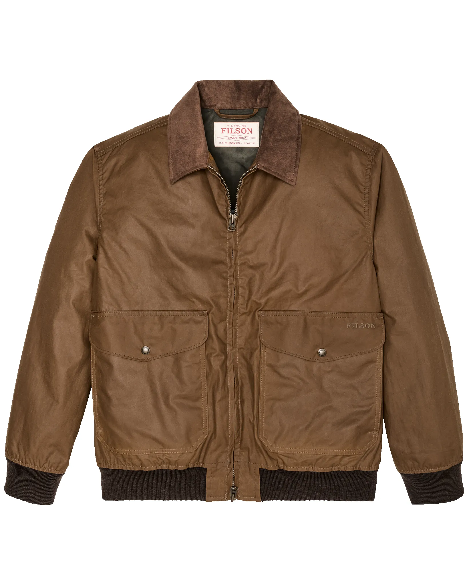 Cover Cloth Bomber Jacket - Dark Tan sold by Filson product image thumbnail 4