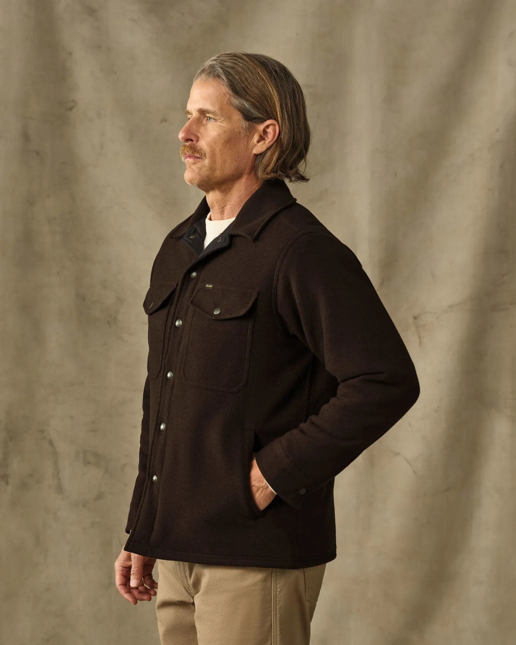 Spokane Insulated Jac-Shirt - Beaver Brown sold by Filson product image thumbnail 3