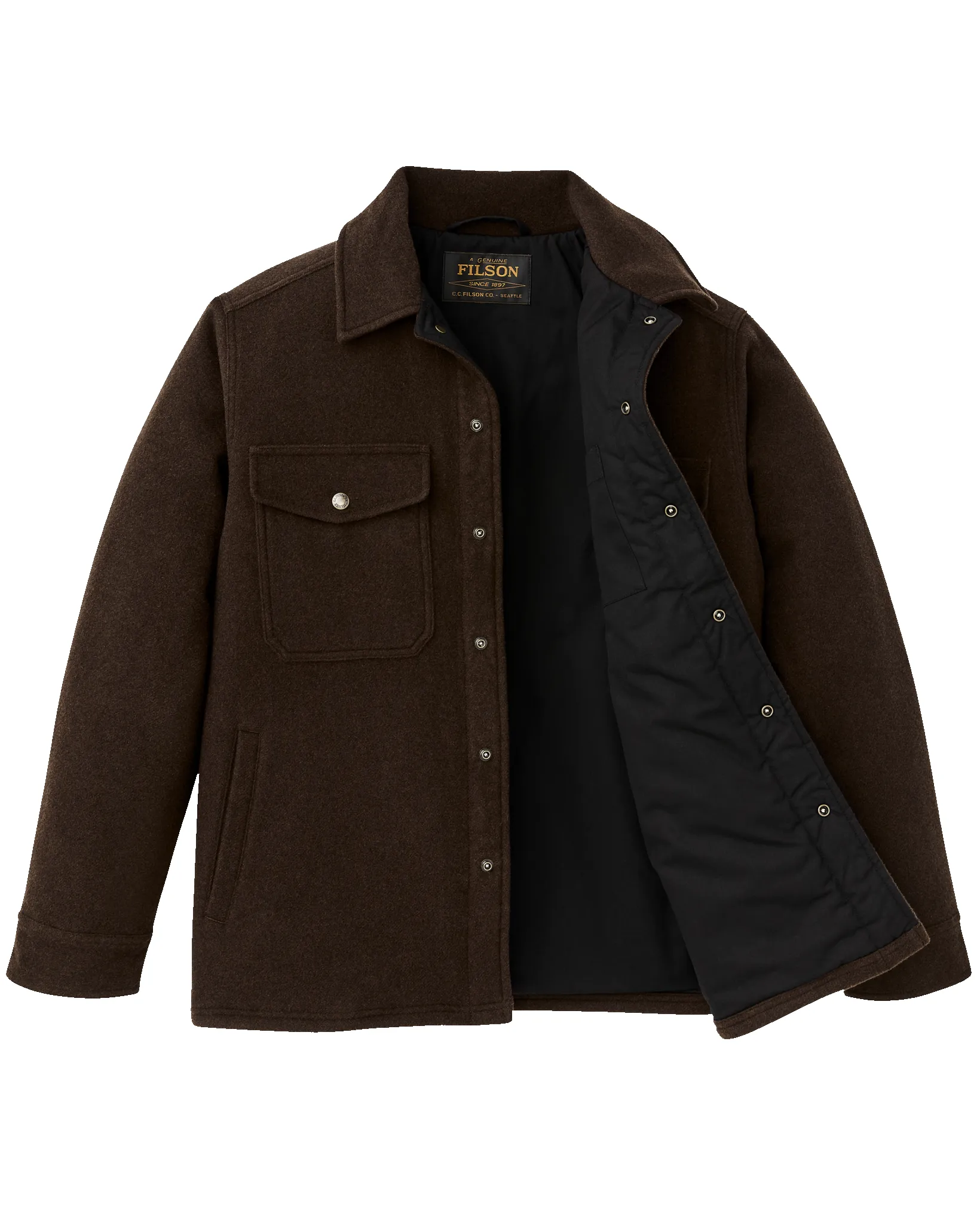 Spokane Insulated Jac-Shirt - Beaver Brown sold by Filson product image thumbnail 5