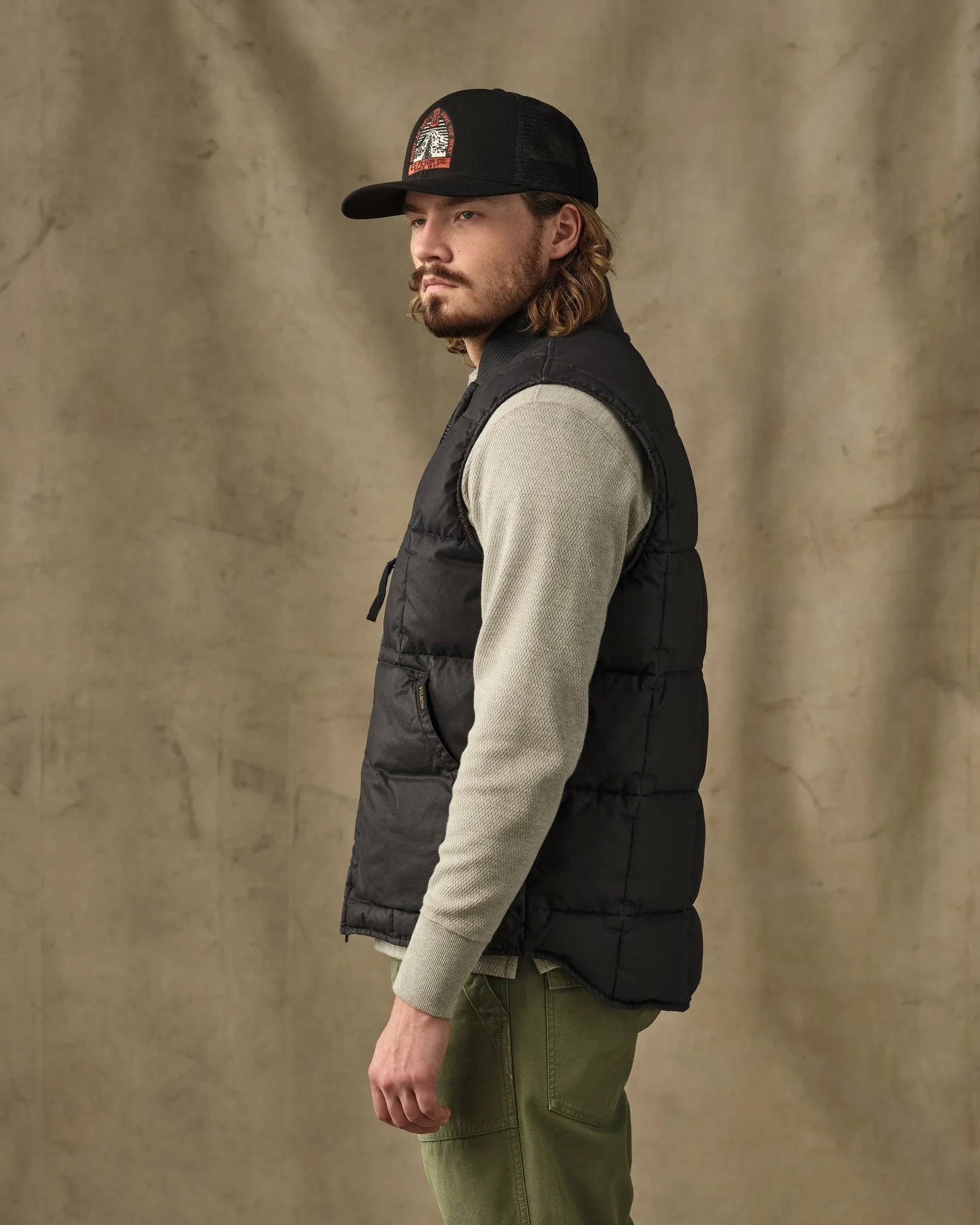 Heritage Cotton Down Vest - Black sold by Filson product image thumbnail 3