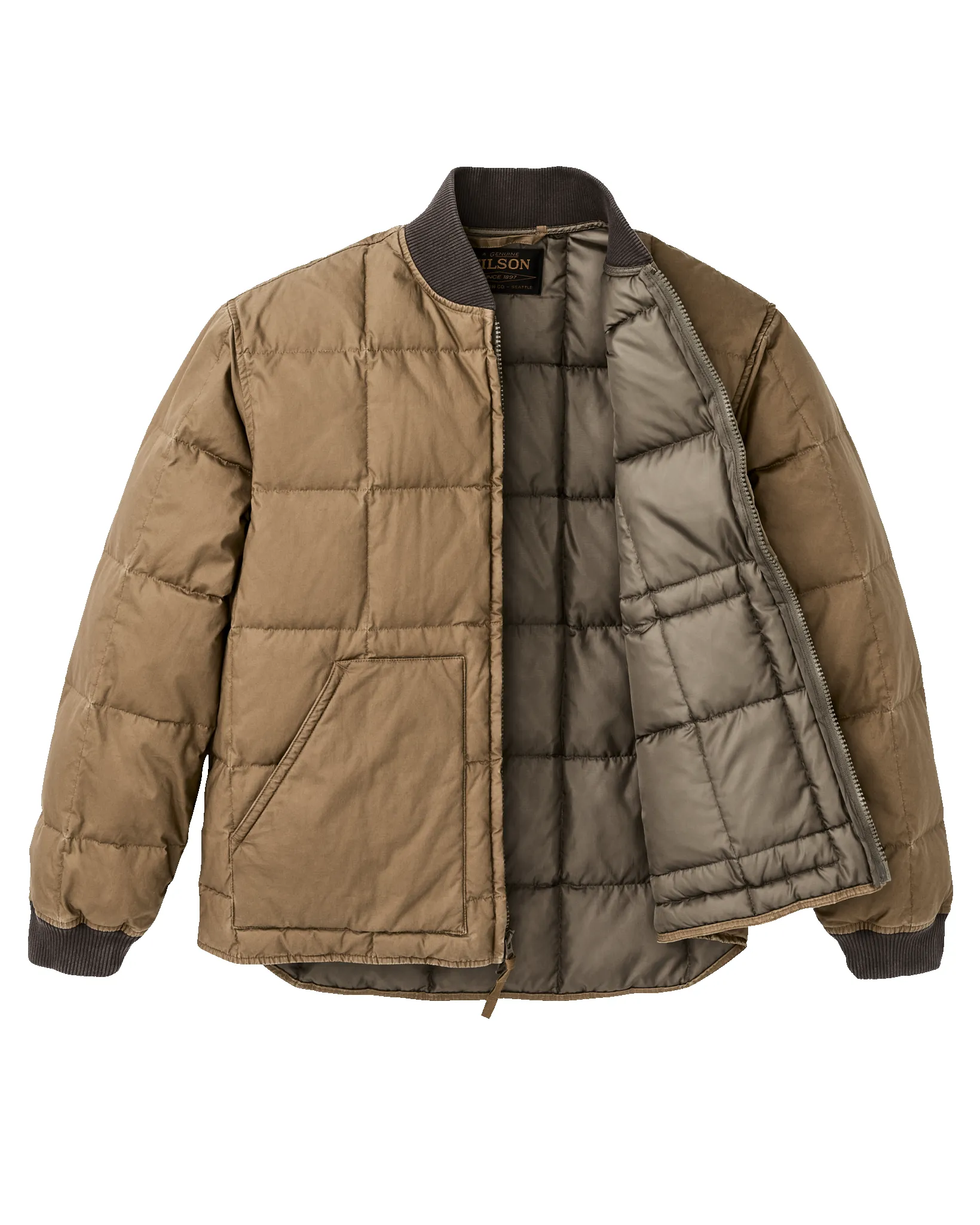 Heritage Cotton Down Jacket - Light Brown sold by Filson product image thumbnail 5
