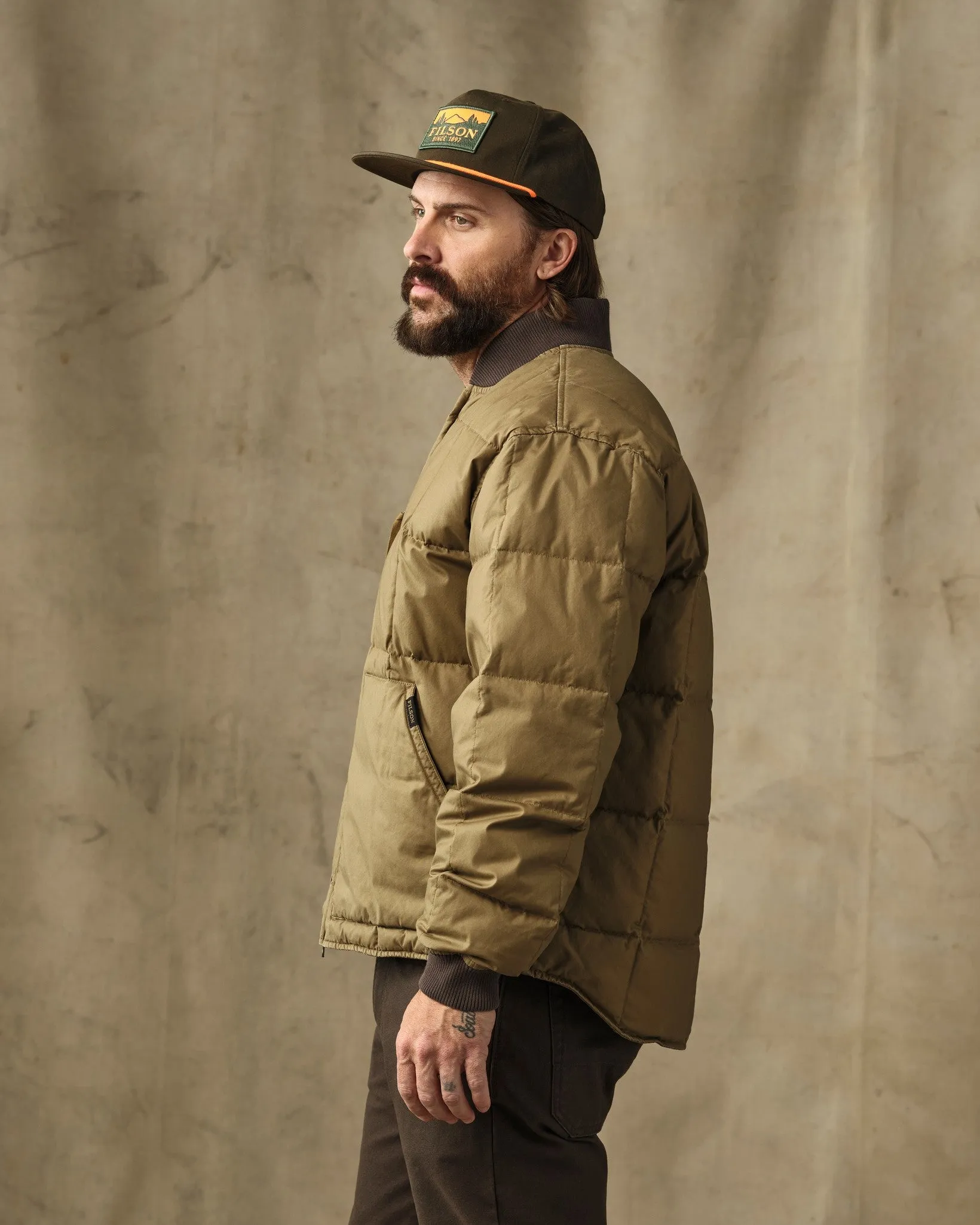 Heritage Cotton Down Jacket - Light Brown sold by Filson product image thumbnail 3
