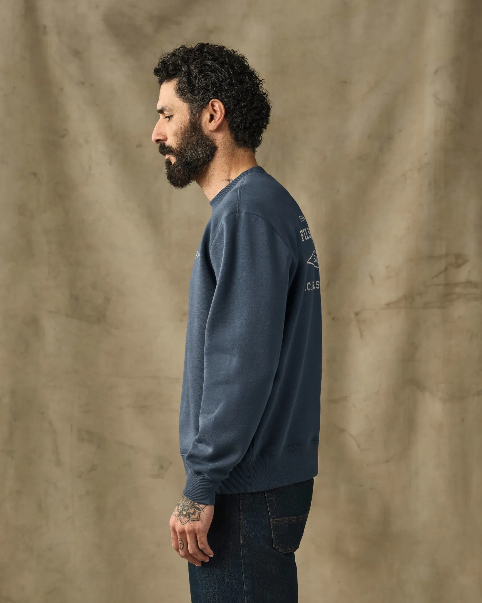 Diamond Graphic Crewneck Sweatshirt - Ink Blue sold by Filson product image thumbnail 3