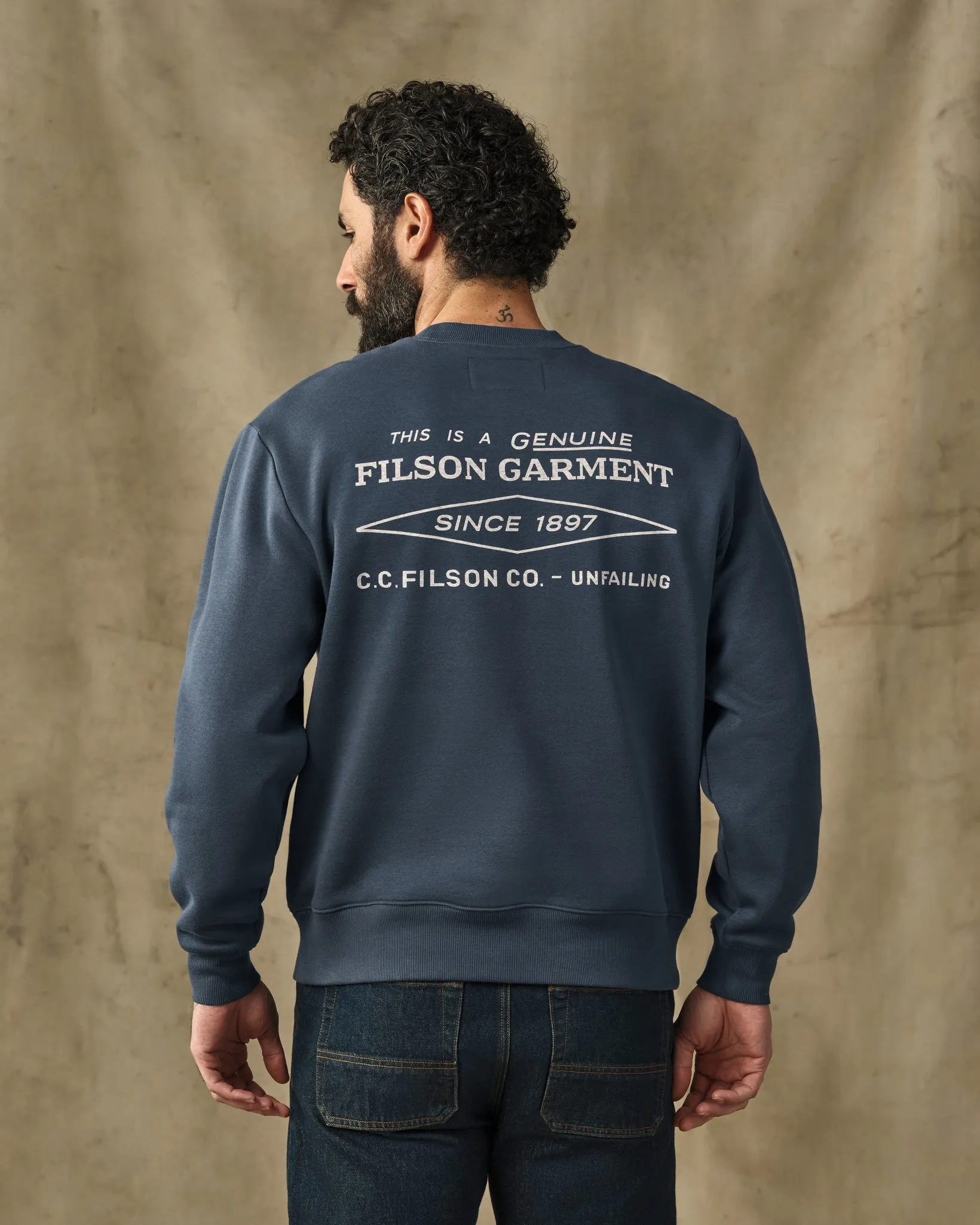 Diamond Graphic Crewneck Sweatshirt - Ink Blue sold by Filson product image thumbnail 2
