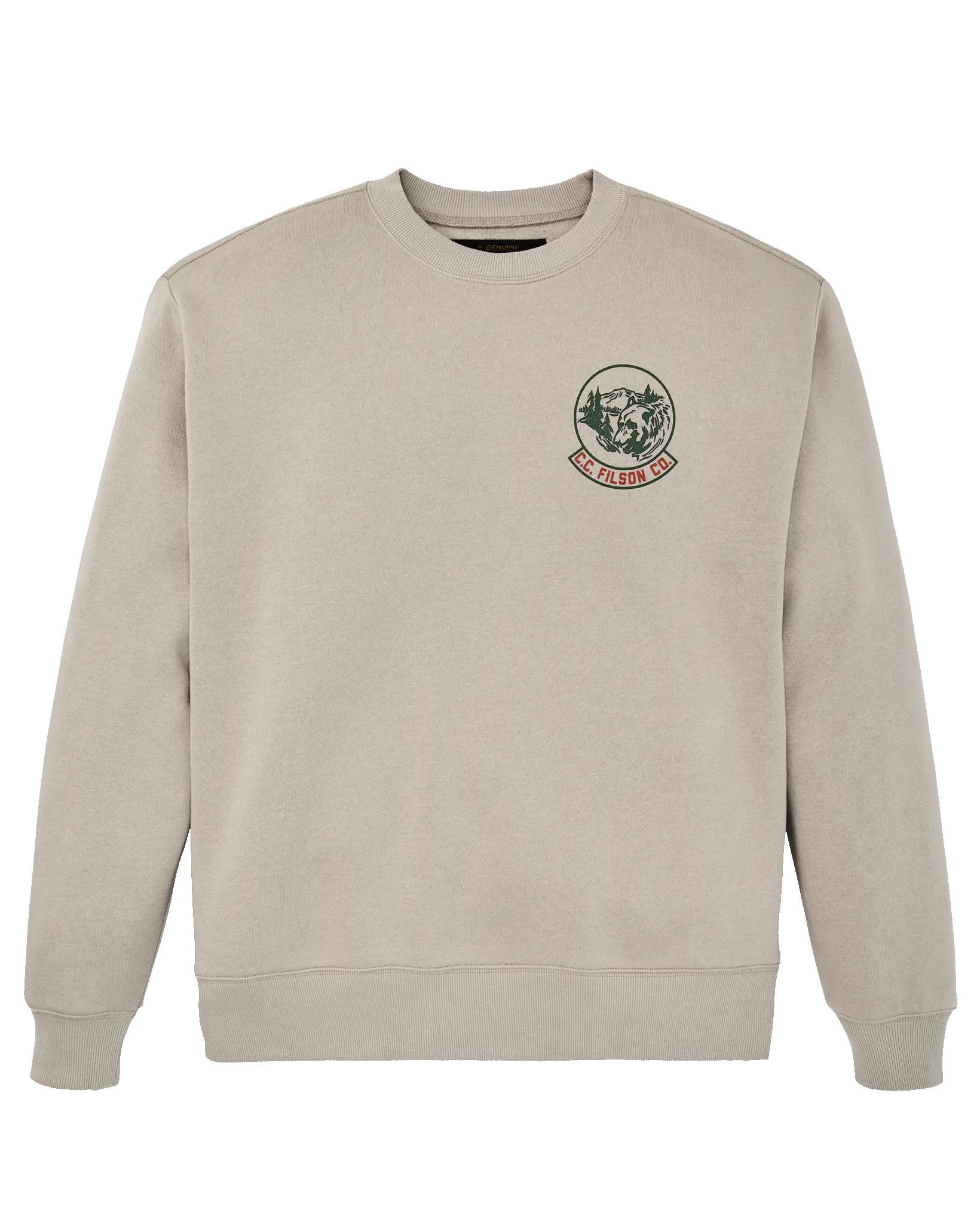 Bear Graphic Crewneck Sweatshirt - Vintage Khaki sold by Filson product image thumbnail 4