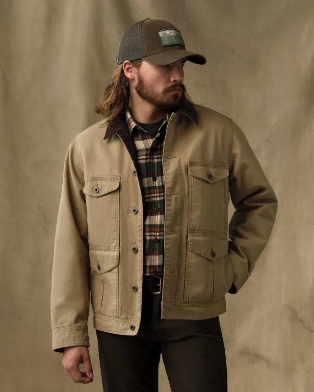 Rustic Canvas Journeyman Jacket - Antique Bronze made by Filson