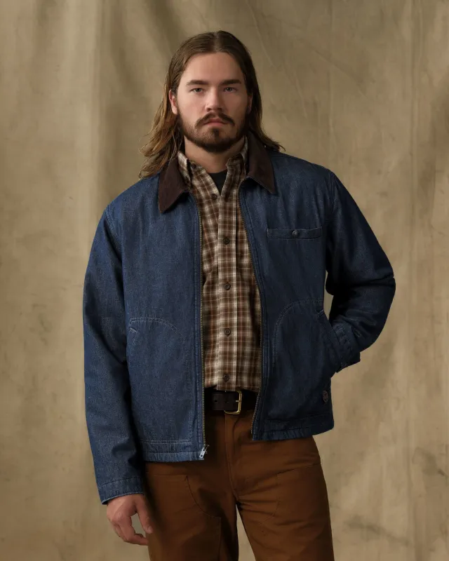 Denim Tacoma Jacket - Rinsed Vintage Indigo made by Filson