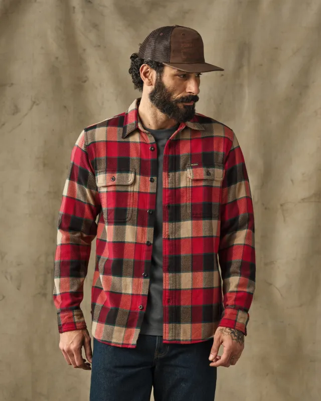 Vintage Flannel Work Shirt - Red / Cream Plaid made by Filson
