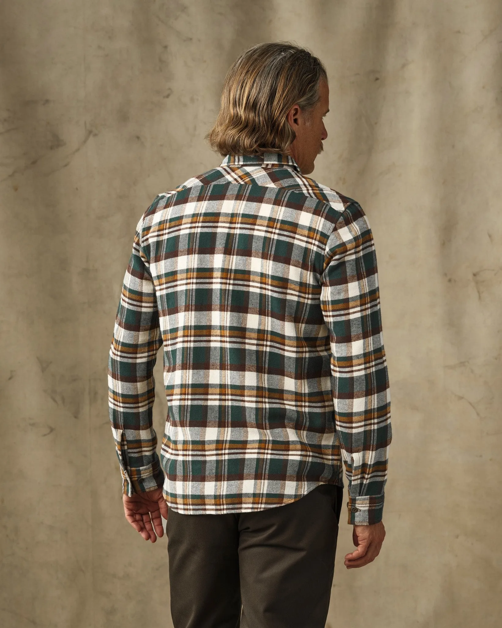 Rangeland Flannel Shirt - Green / Bronze Plaid sold by Filson product image thumbnail 2