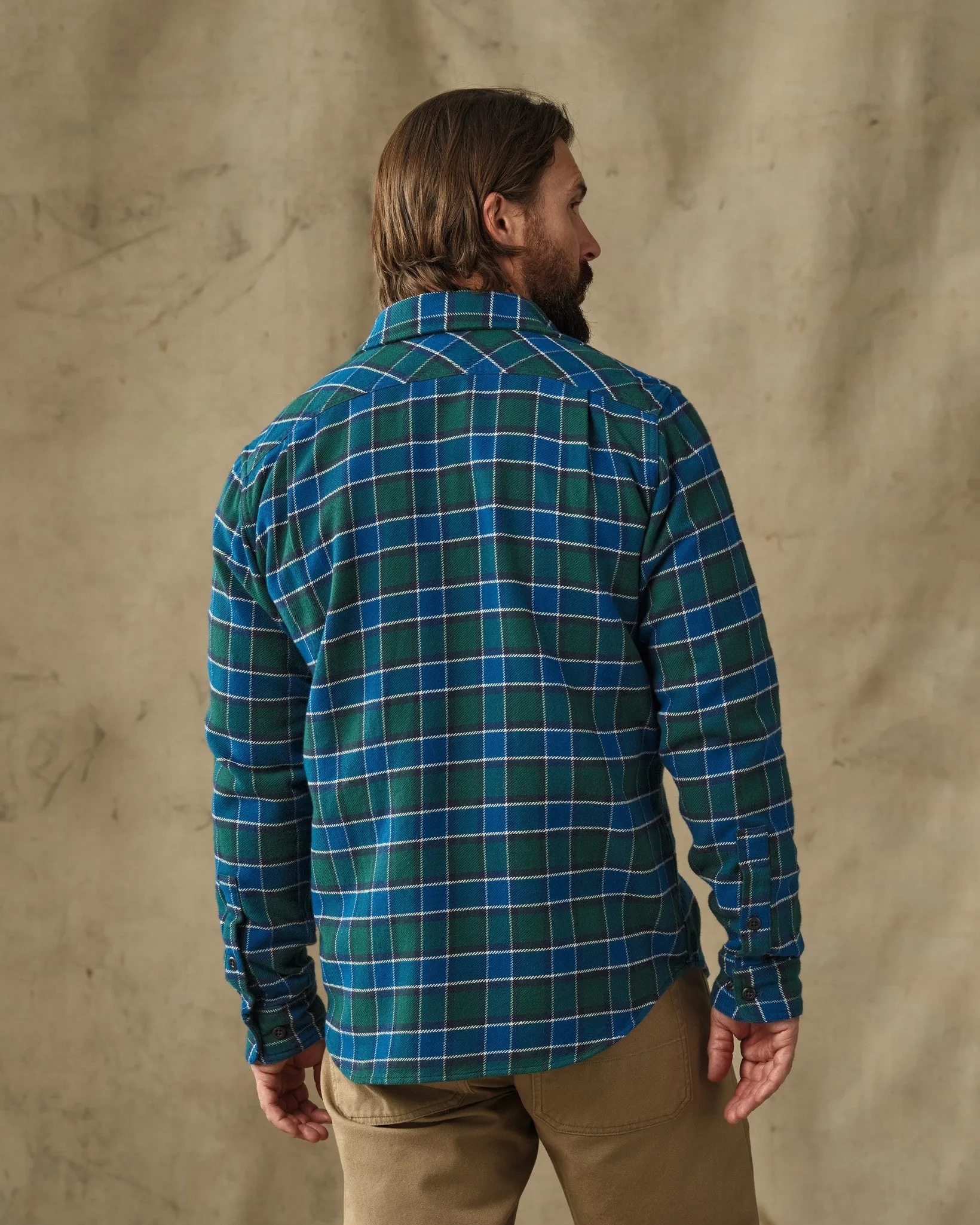 Vintage Flannel Work Shirt - Blue / Green Plaid sold by Filson product image thumbnail 2