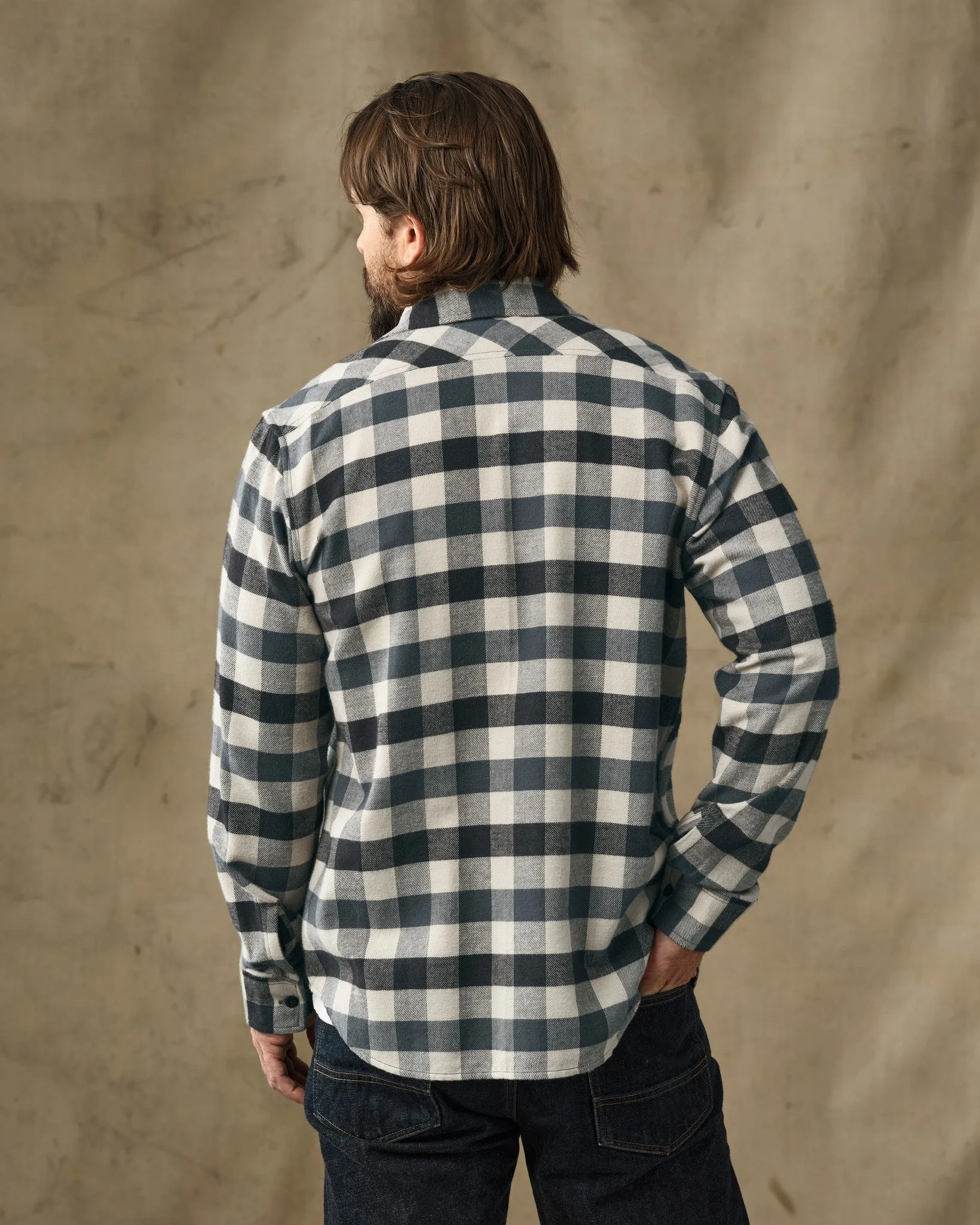 Rangeland Flannel Shirt - Charcoal / Steel Plaid sold by Filson product image thumbnail 2