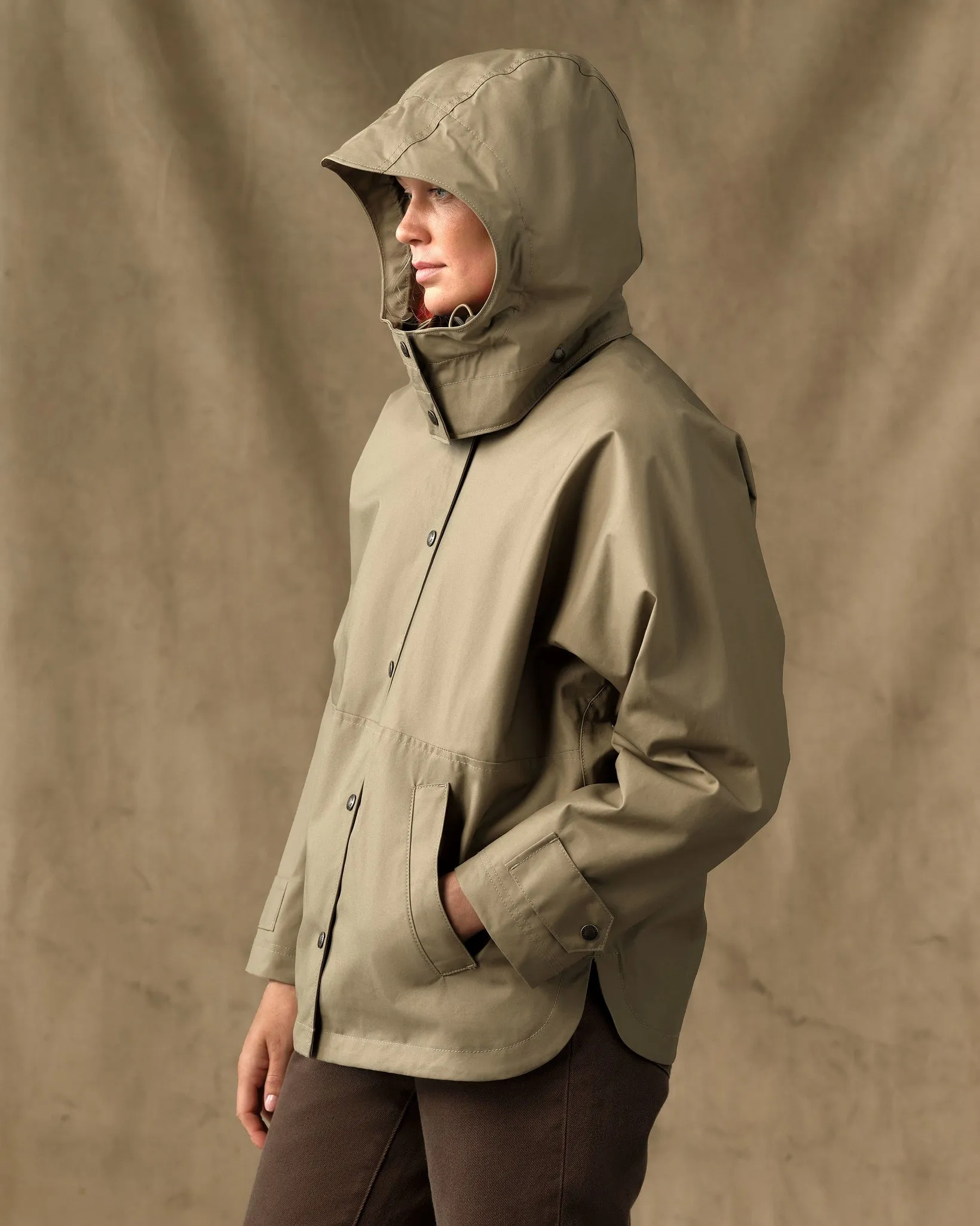 Women's Harbor Front Waxed Jacket - Marsh Tan sold by Filson product image thumbnail 4