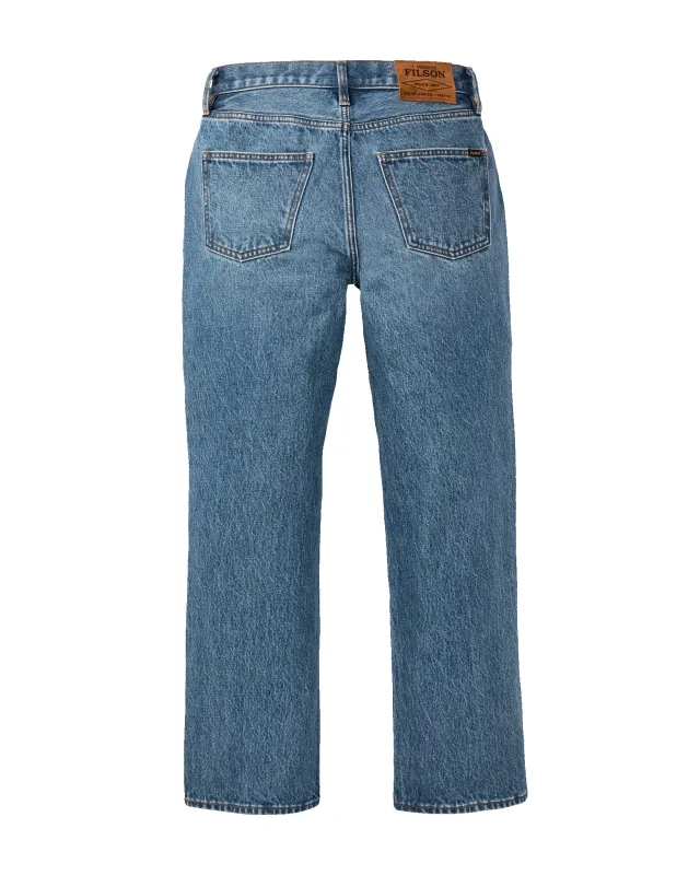 Women's 14-oz. Straight-Leg Jeans - Vintage Indigo made by Filson