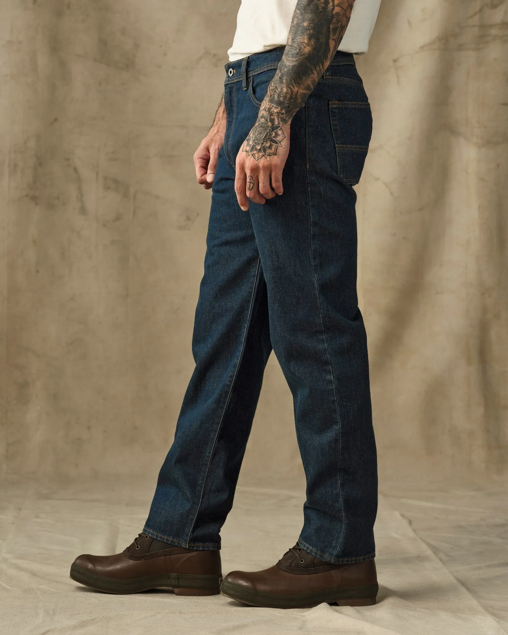 14-oz. Straight-Leg Jeans - Rinsed Vintage Indigo sold by Filson product image thumbnail 3