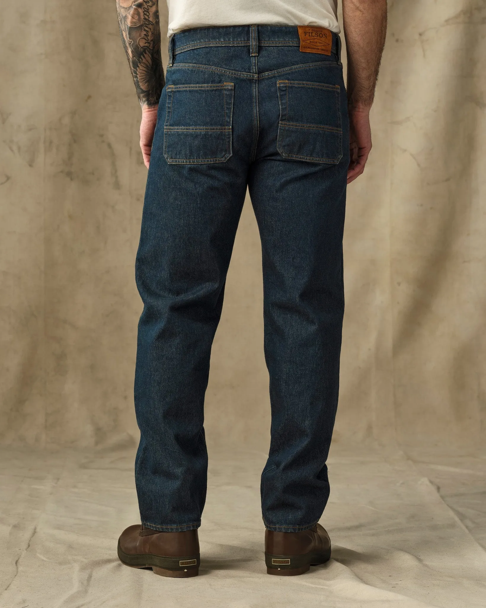 14-oz. Straight-Leg Jeans - Rinsed Vintage Indigo sold by Filson product image thumbnail 2
