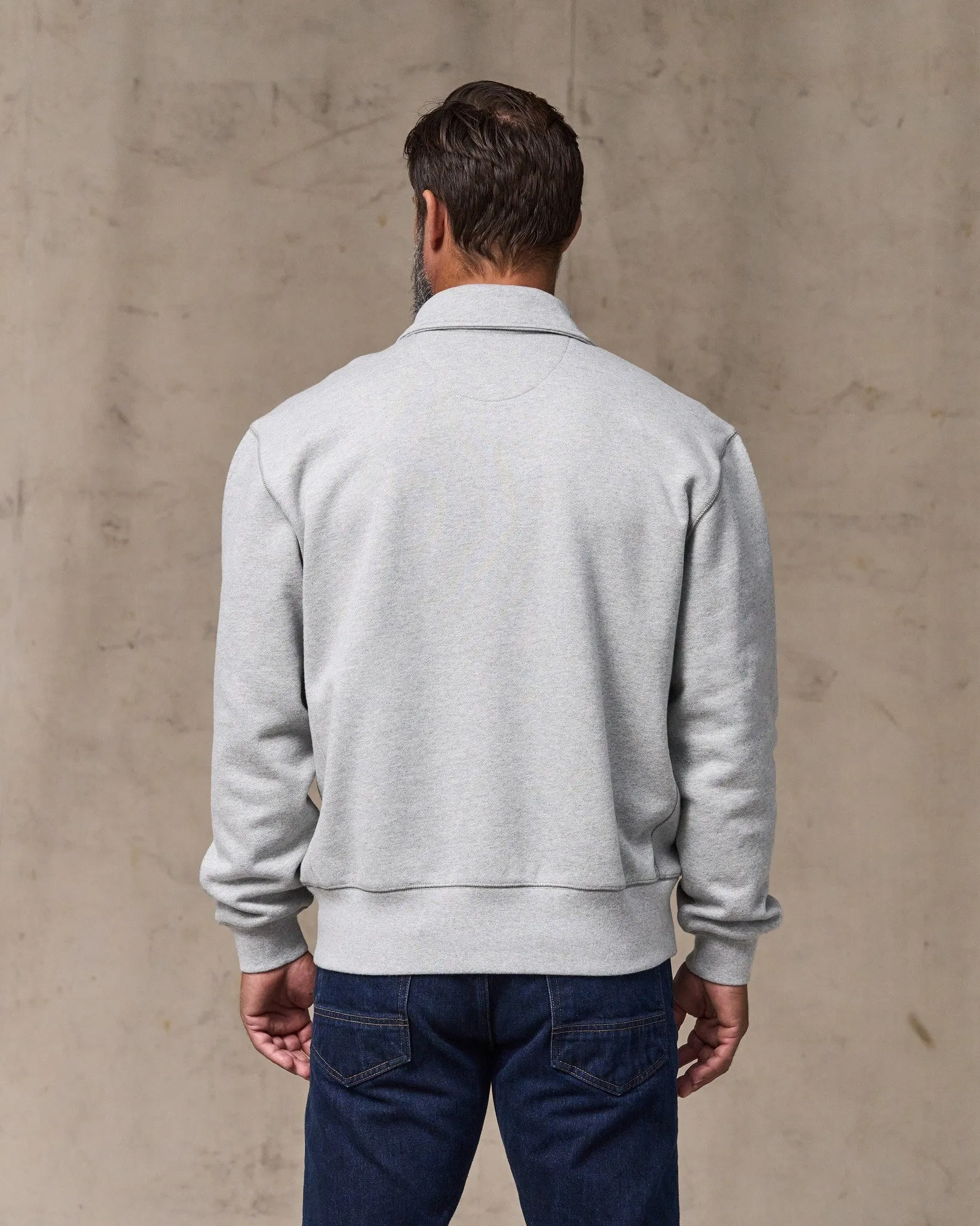 14-oz. Heritage Fleece Quarter Zip - Gray Heather sold by Filson product image thumbnail 3