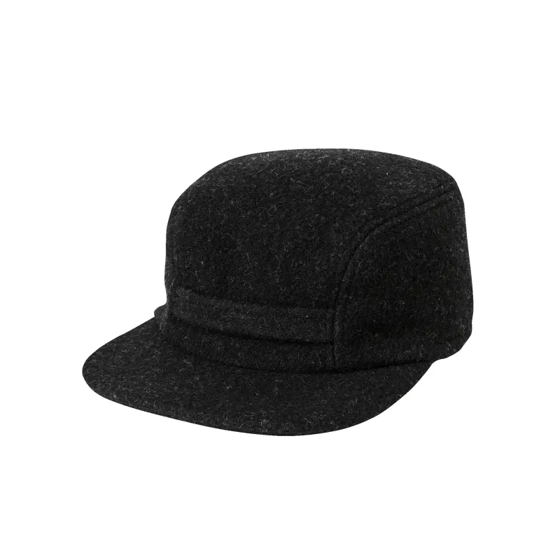 Mackinaw Wool Cap - Charcoal made by Filson