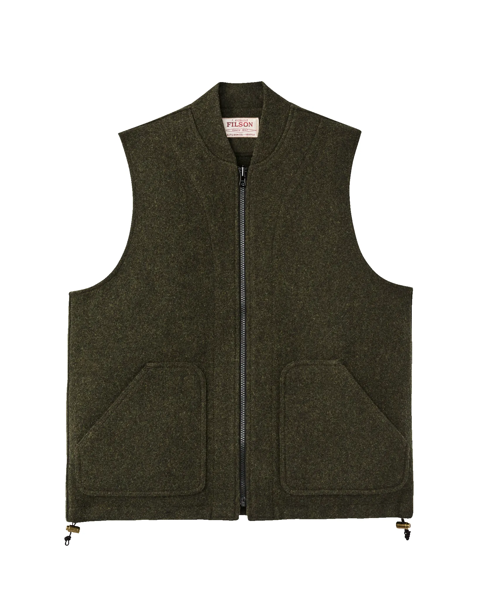Wool Vest Liner - Forest Green sold by Filson