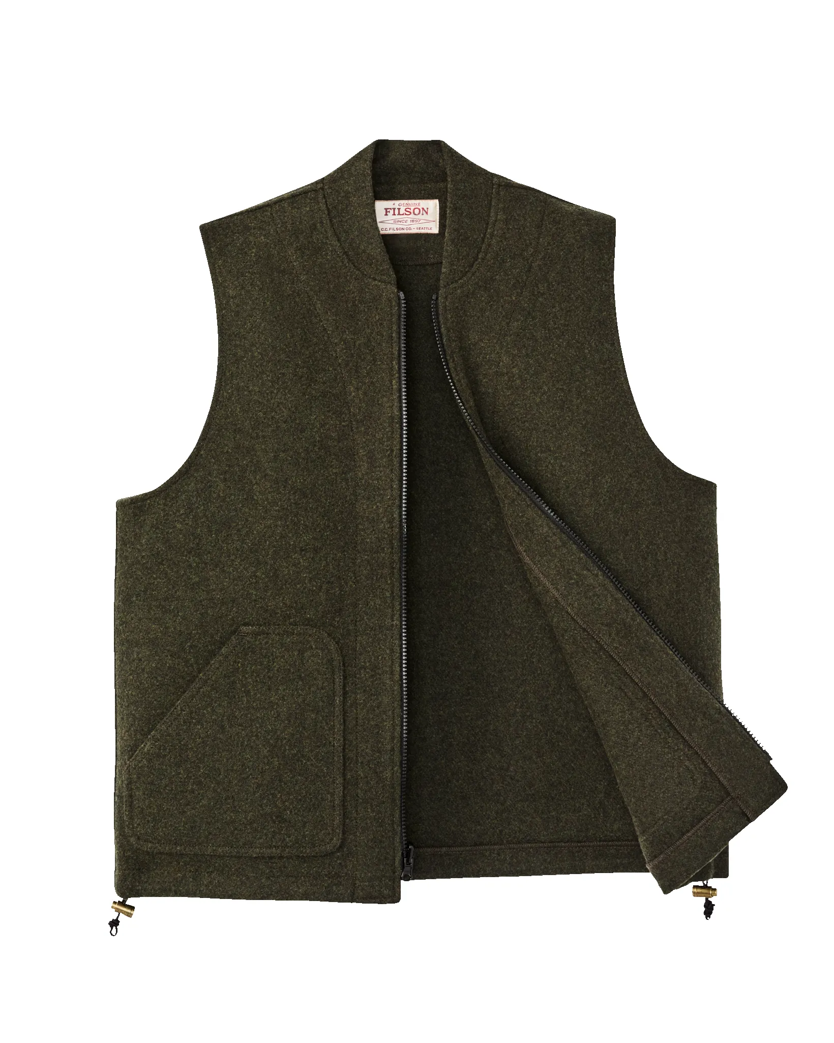 Wool Vest Liner - Forest Green sold by Filson product image thumbnail 3