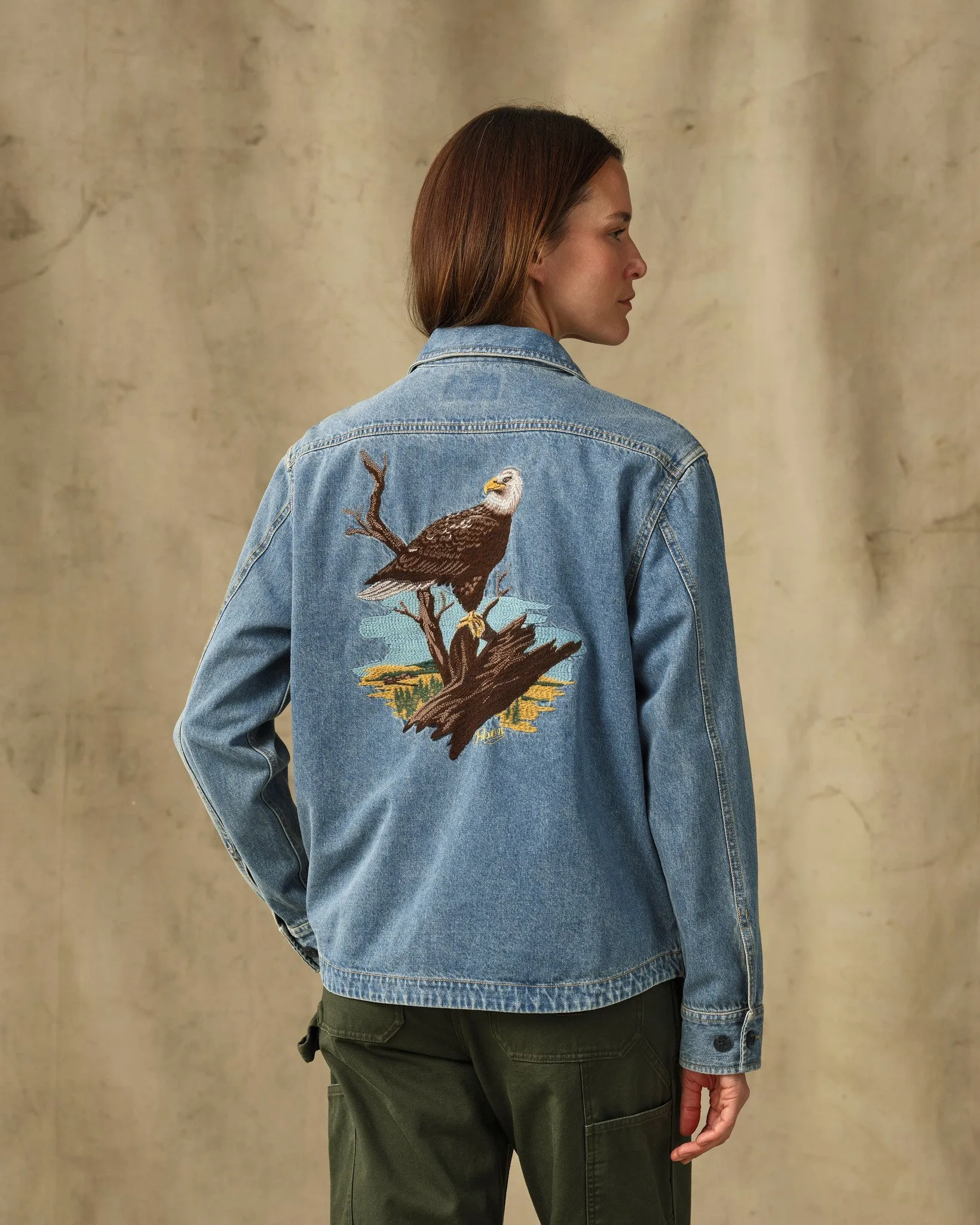 Women's Embroidered Denim Shirt - Vintage Indigo sold by Filson product image thumbnail 2