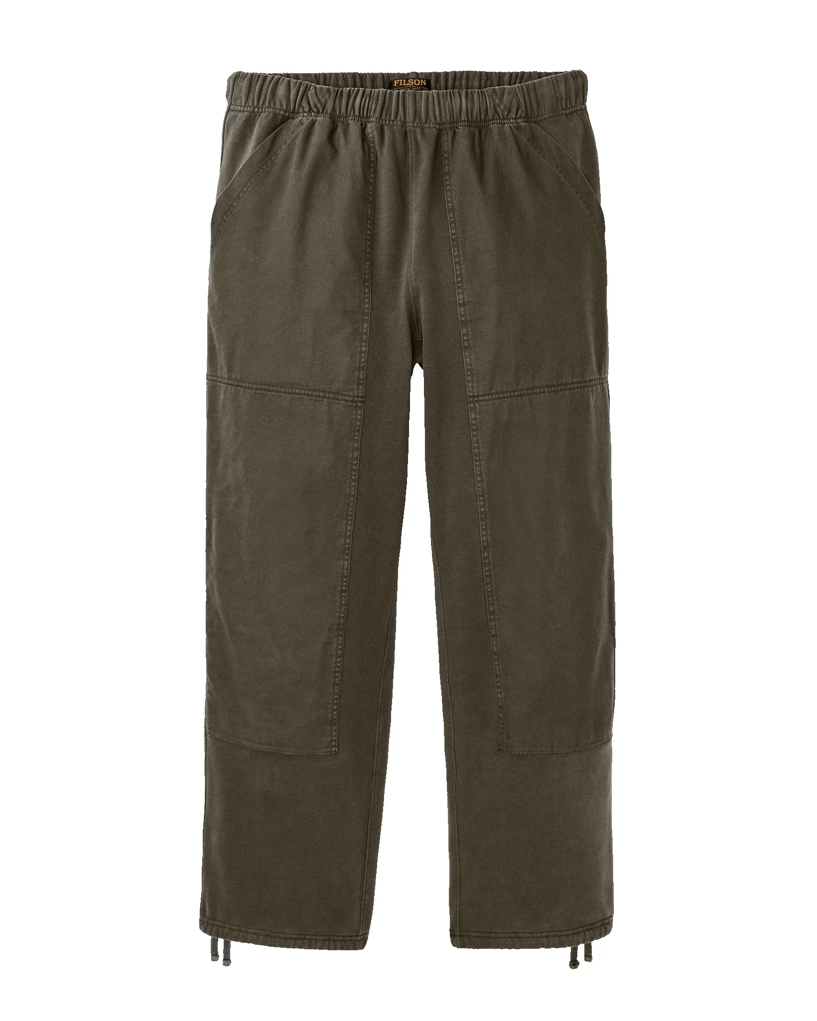 Field Knit Double-Front Sweatpants - Black Olive sold by Filson