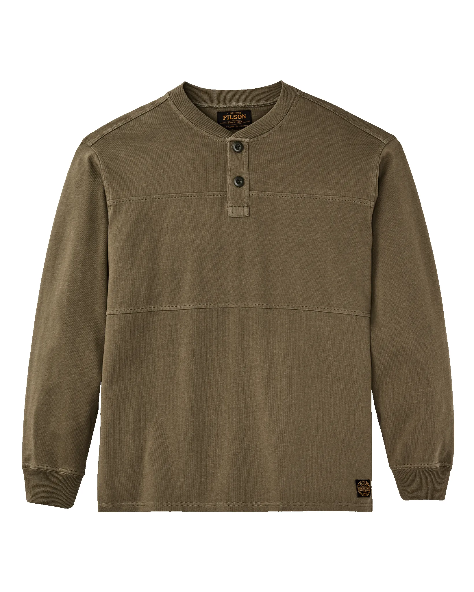 Field Knit Henley - Military Olive sold by Filson product image thumbnail 4
