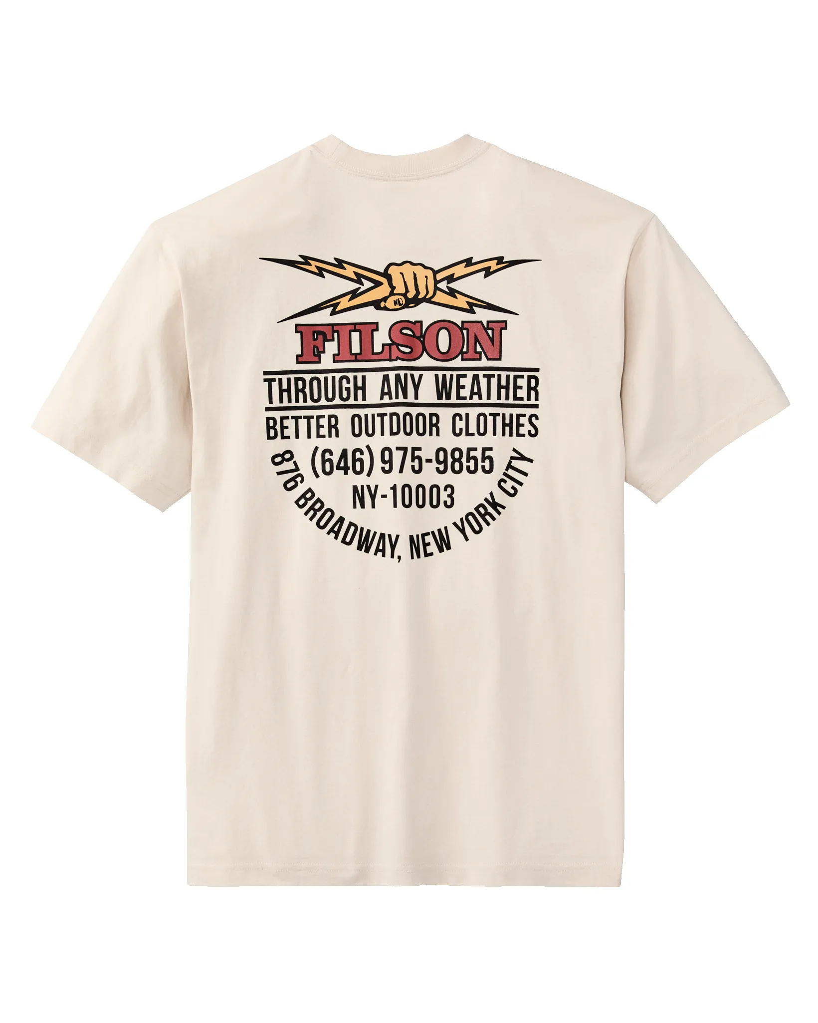 NYC Graphic Short Sleeve T-Shirt - Natural sold by Filson