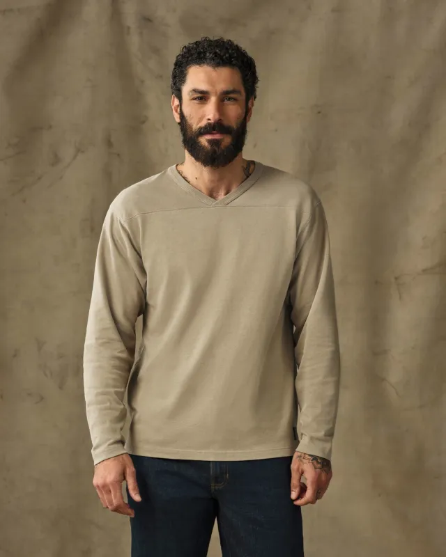 Field Knit Sport Jersey - Lichen made by Filson