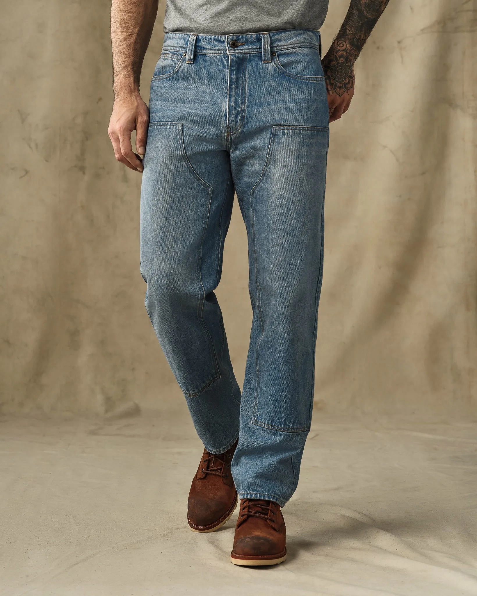 14-oz. Double-Front Jeans - Vintage Indigo sold by Filson