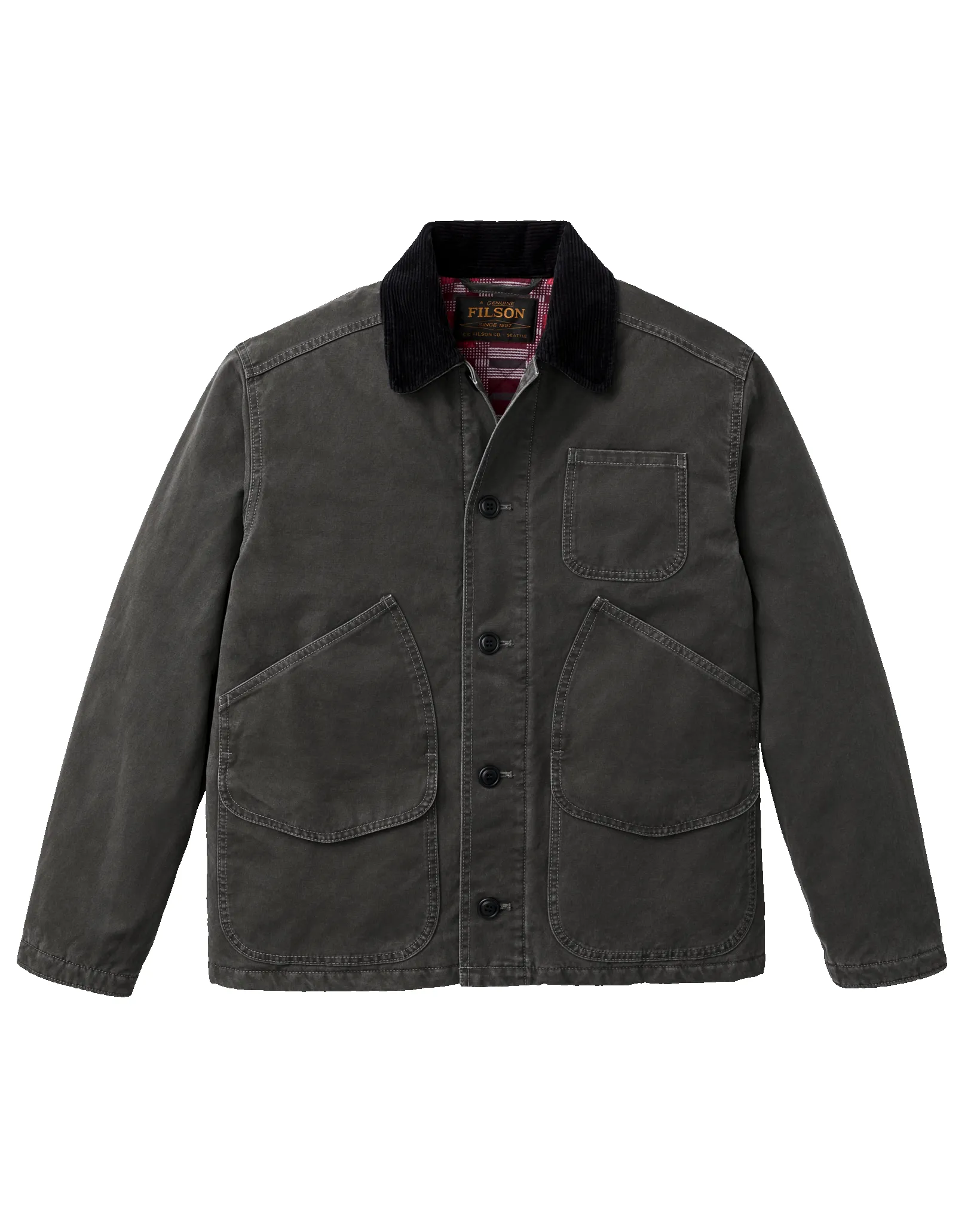 Insulated Canvas Outfitter Jacket - Peat sold by Filson product image thumbnail 5