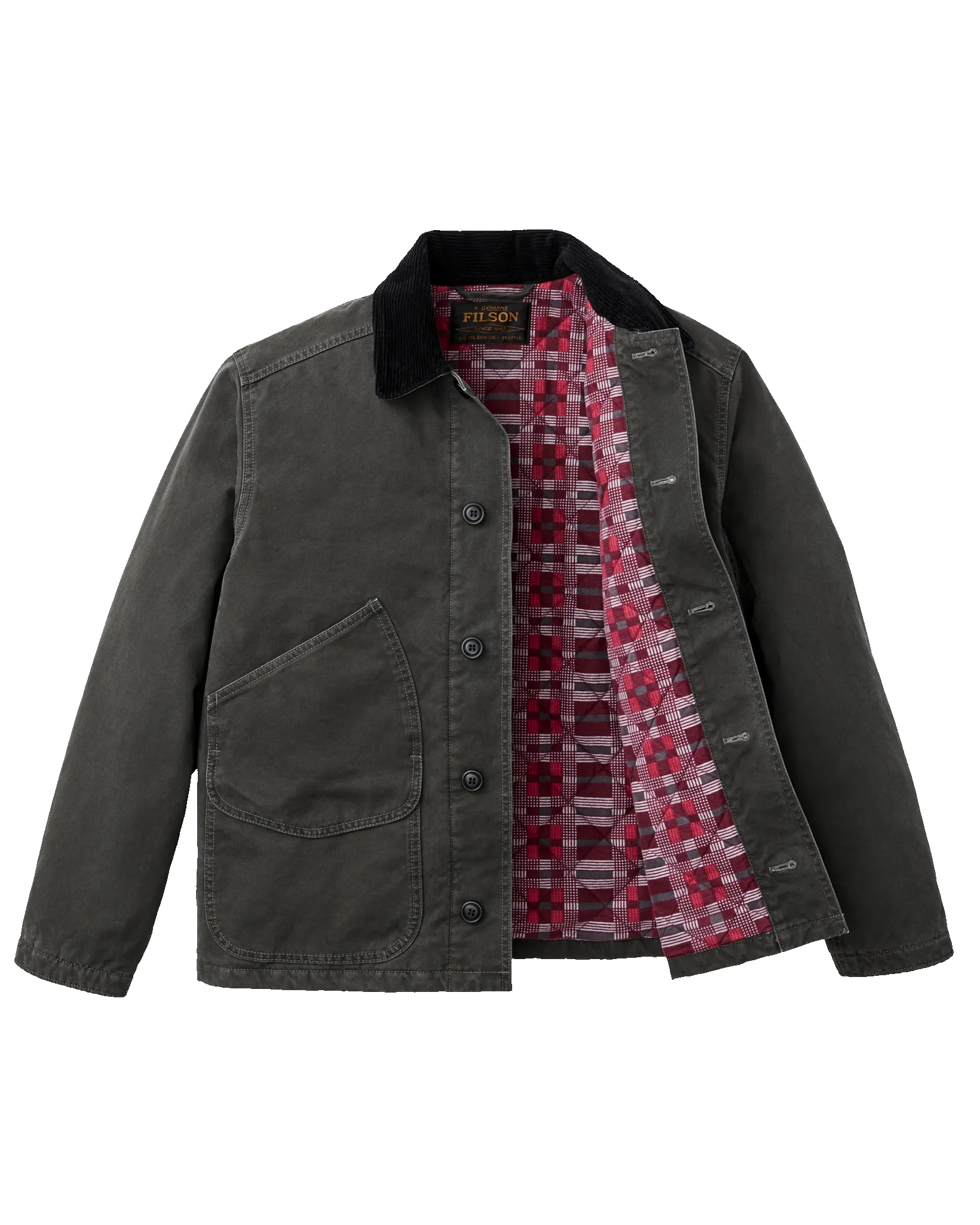 Insulated Canvas Outfitter Jacket - Peat sold by Filson product image thumbnail 2
