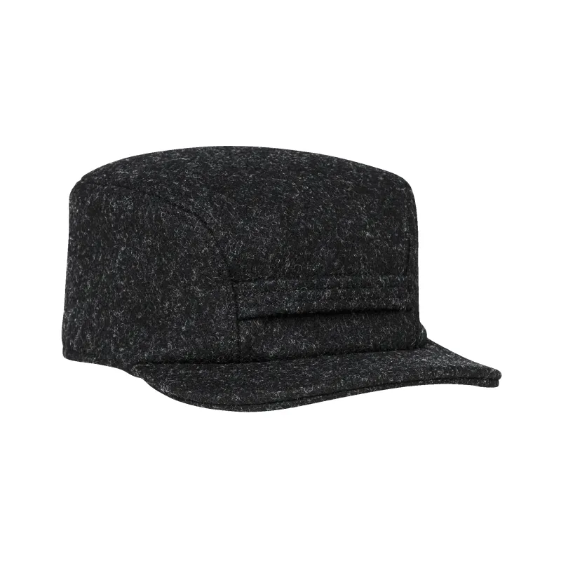 Mackinaw Wool Cap - Charcoal made by Filson