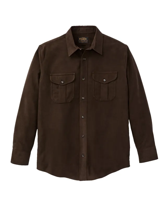 Moleskin Seattle Shirt - Brown made by Filson