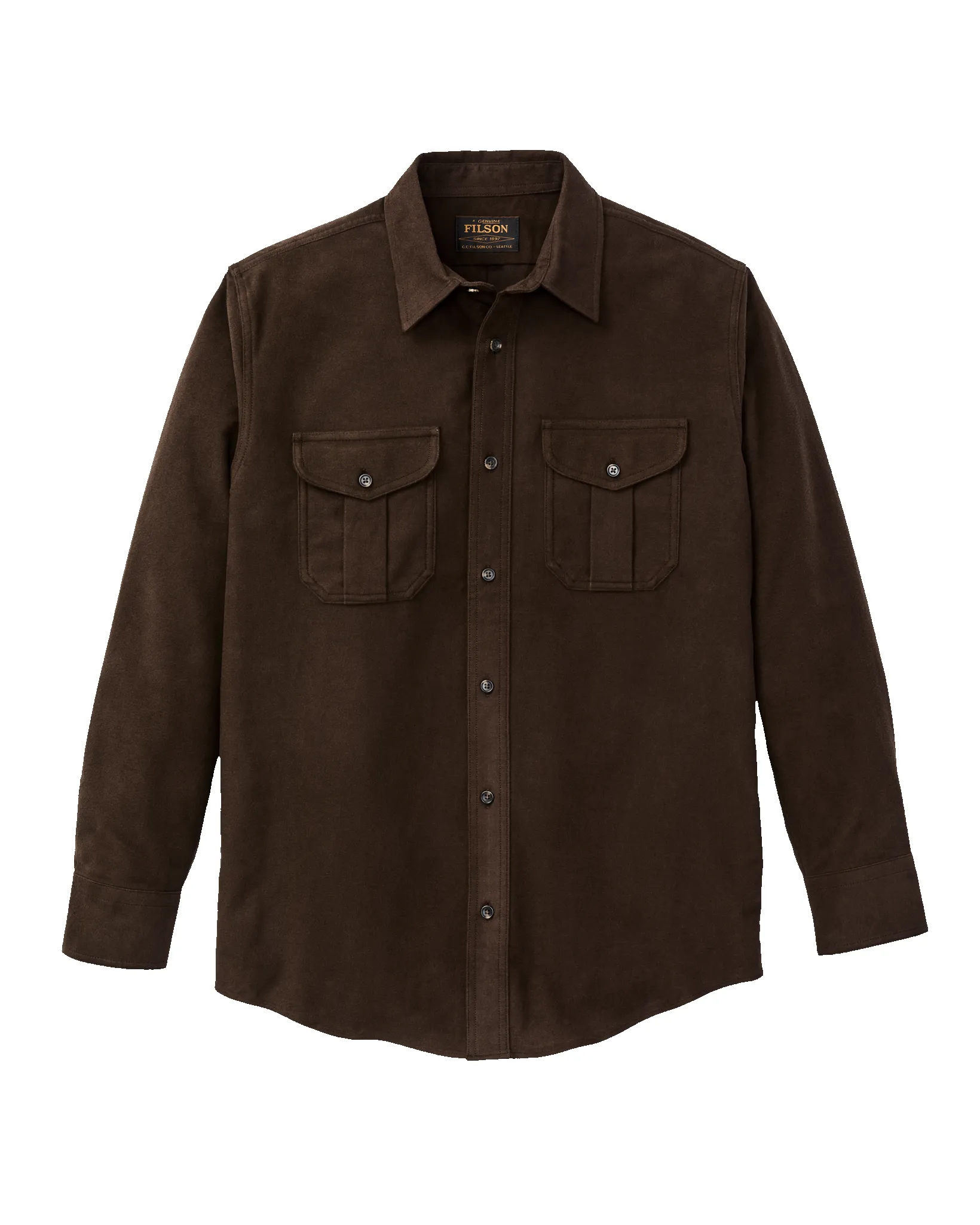 Moleskin Seattle Shirt - Brown sold by Filson