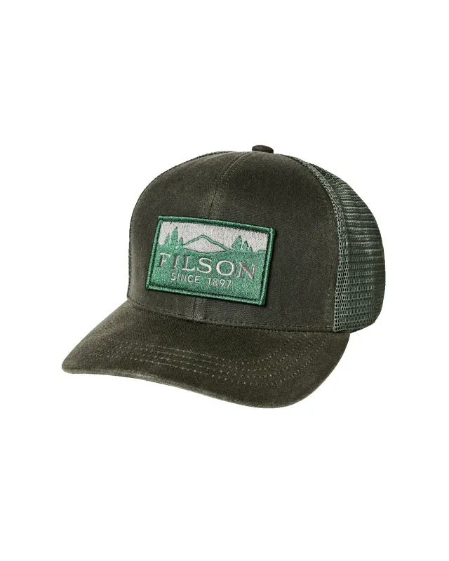Scenic Logger Mesh Cap - Otter Green made by Filson