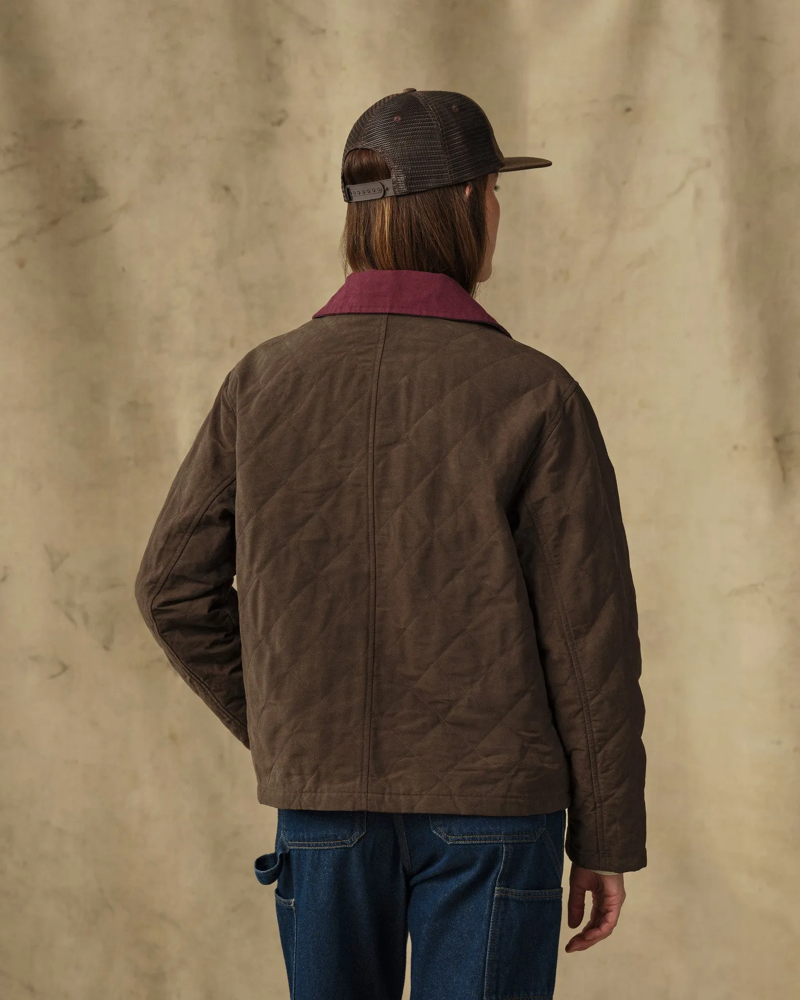 Women's Quilted Outfitter Jacket - Dark Brown sold by Filson product image thumbnail 3