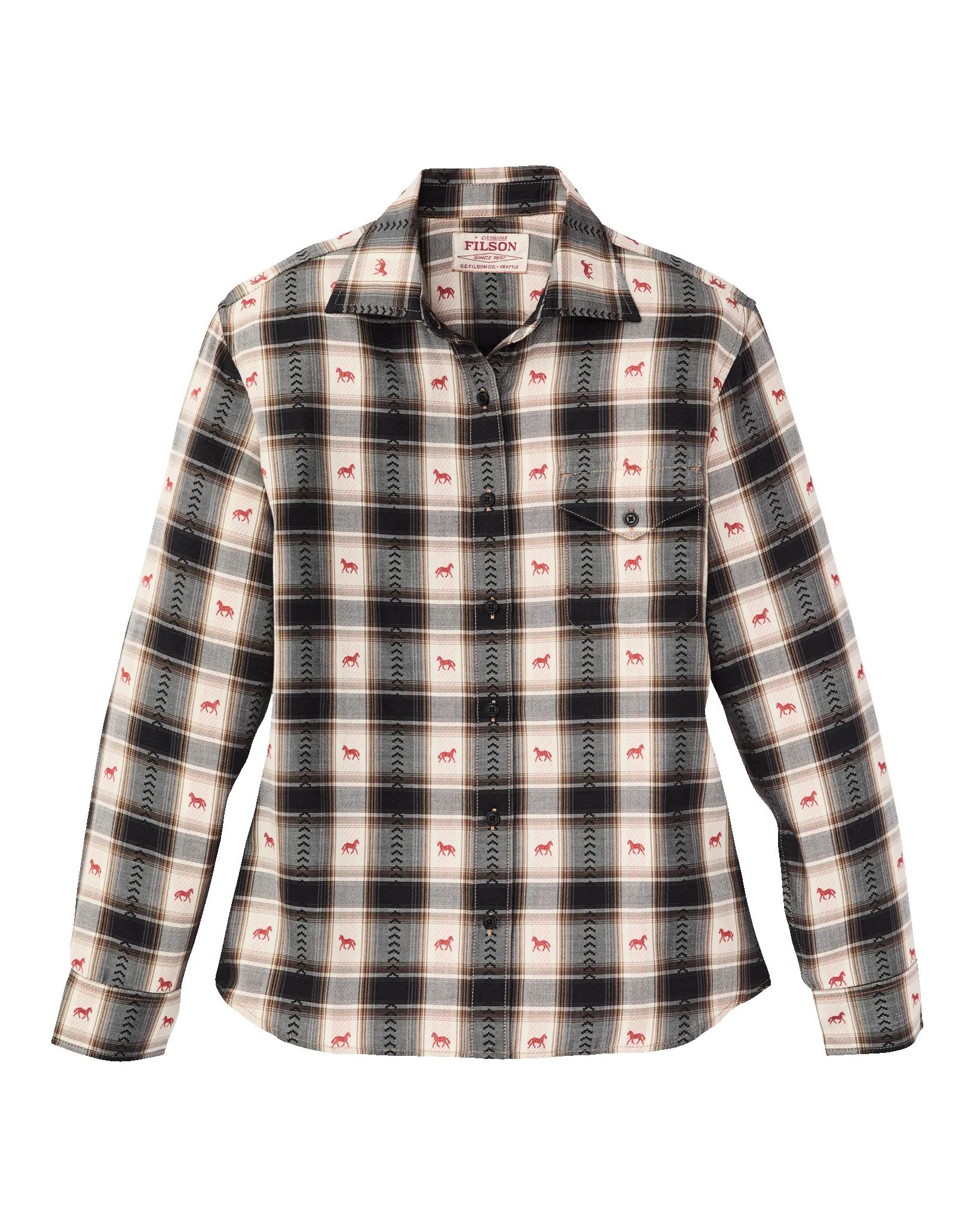 Women's Ranch Shirt - Cream Print sold by Filson product image thumbnail 4
