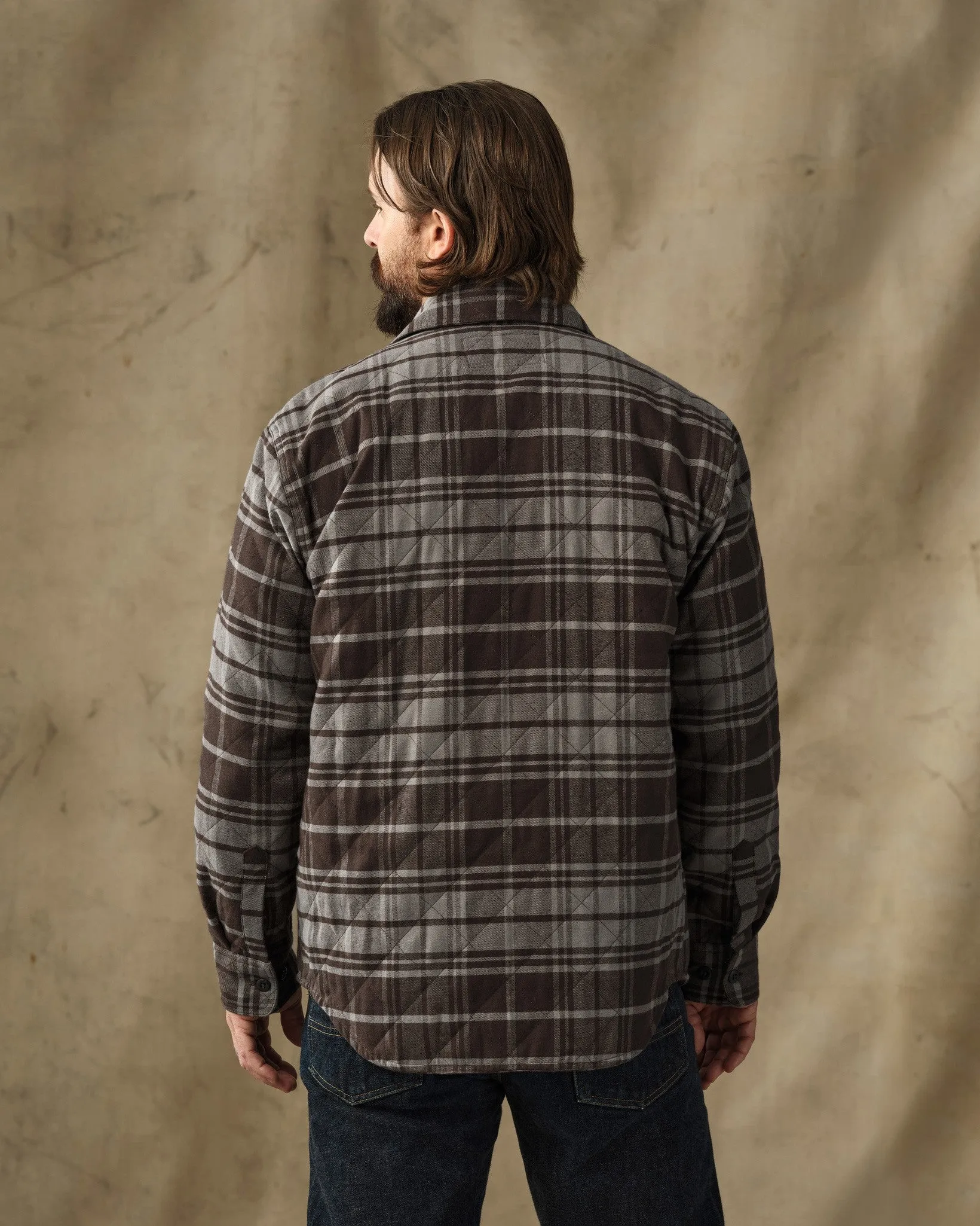 Insulated Flannel Jac-Shirt - Brown / Gray Plaid sold by Filson product image thumbnail 2