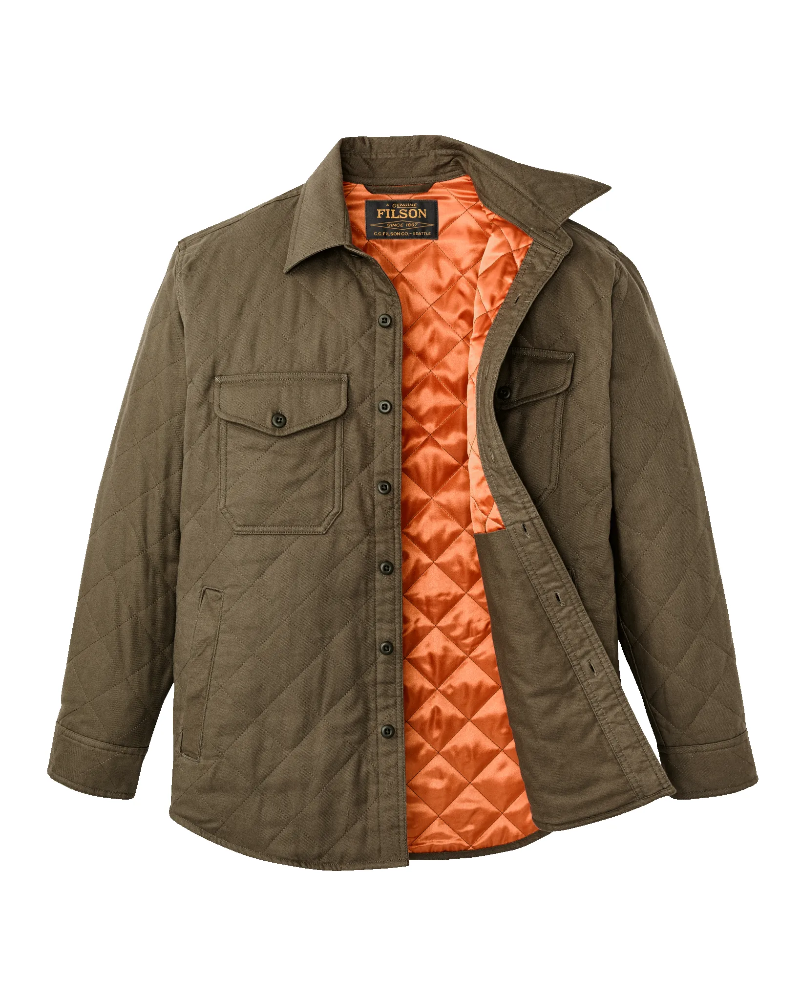 Insulated Flannel Jac-Shirt - Field Olive sold by Filson product image thumbnail 2