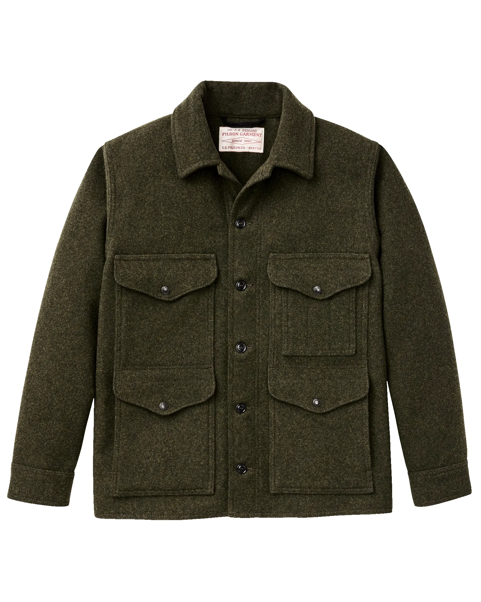 Mackinaw Wool Cruiser Jacket - Forest Green sold by Filson product image thumbnail 4
